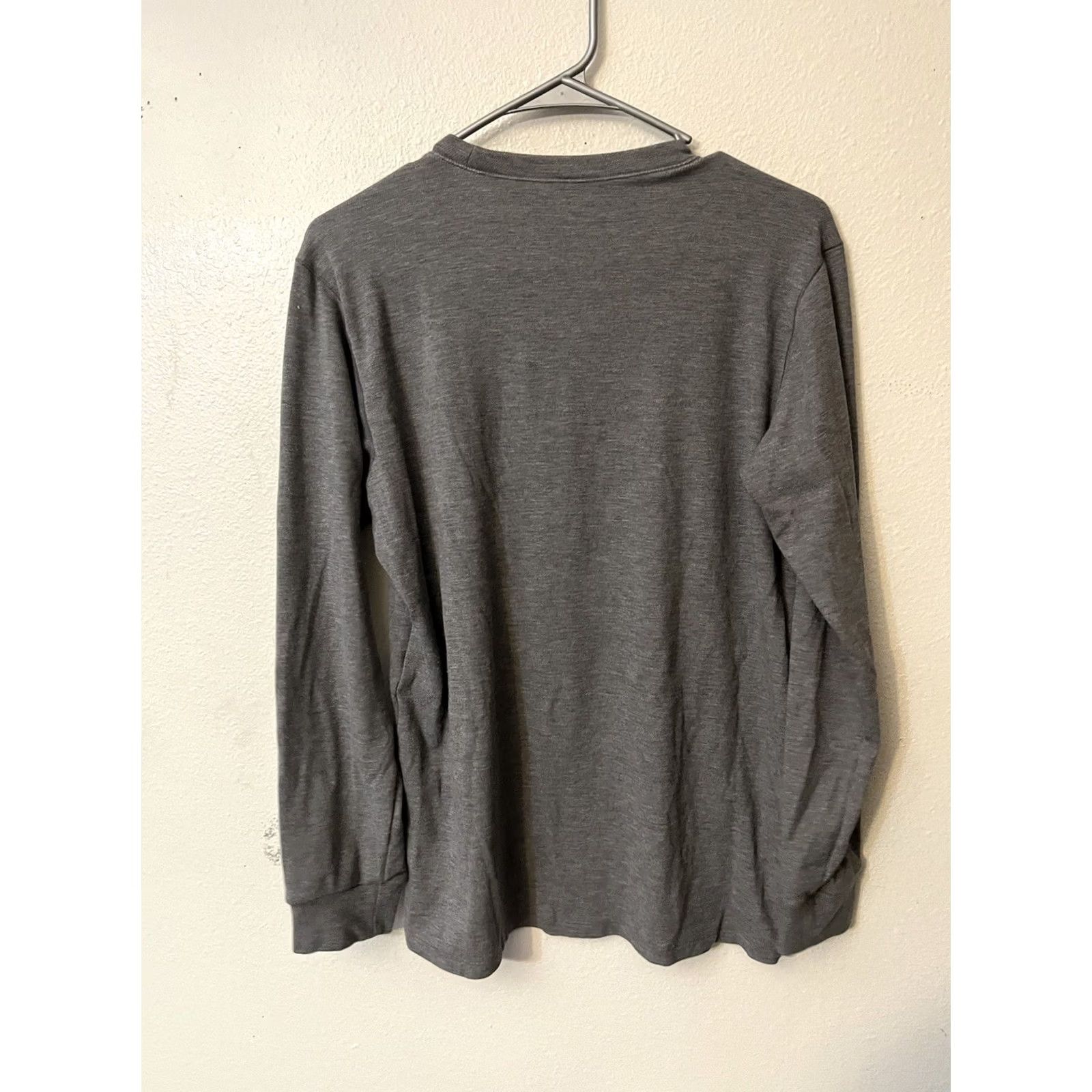 Uniqlo Uniqlo Men's Crew Neck Sweater Gray Size M Long Sleeve Sweatshirt Medium Size US M / EU 48-50 / 2 - 2 Thumbnail