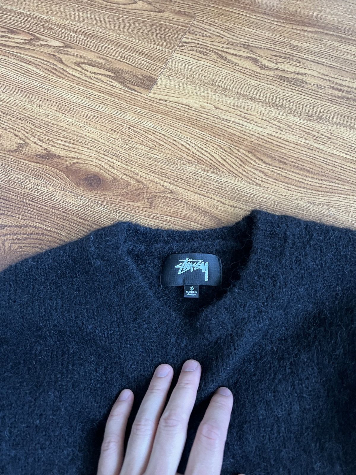 Stussy Stussy Dice Fuzzy Crew Sweater Size US S / EU 44-46 / 1 - 4 Thumbnail