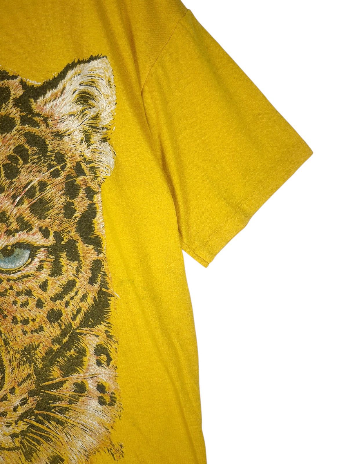 Habitat × Vintage Vintage 90s Big Print Leopard T-Shirt – Bold Wild Animal Size US XL / EU 56 / 4 - 2 Thumbnail