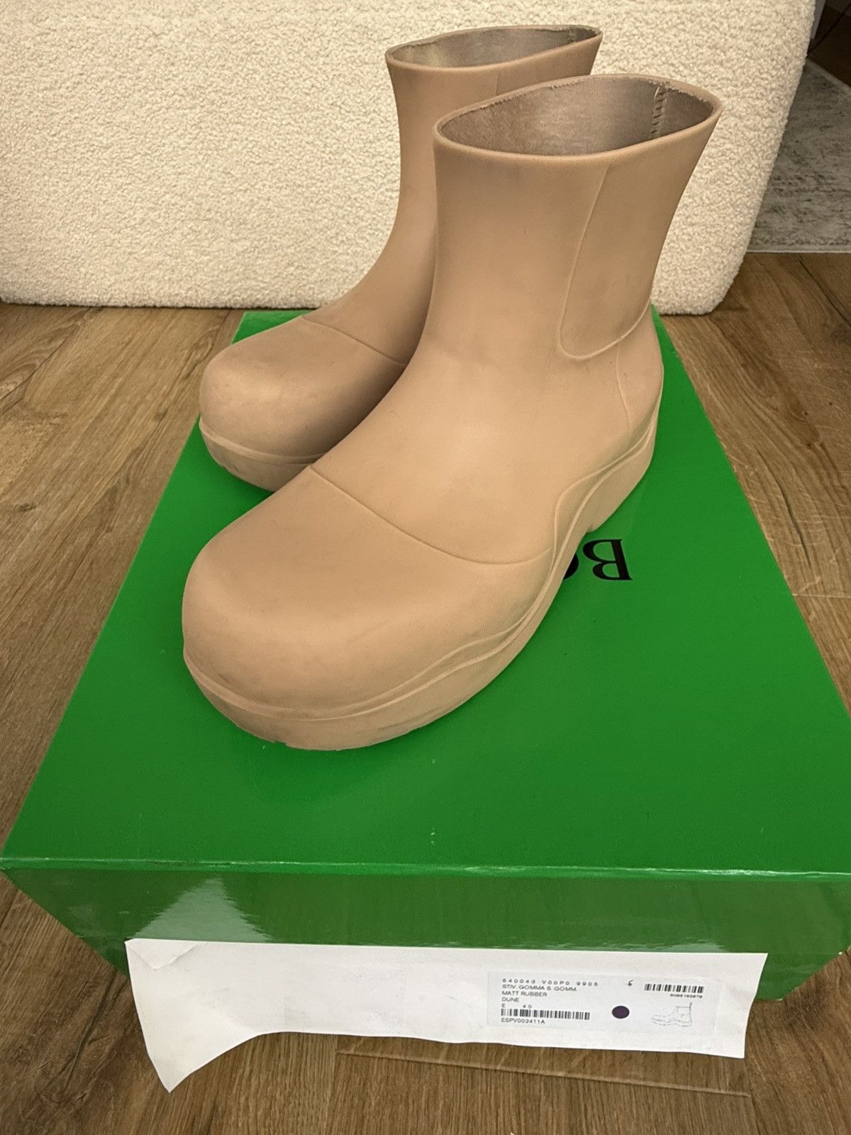 Bottega Veneta Bottega Veneta Rubber Boots Size US 7.5 / EU 40-41 - 2 Thumbnail