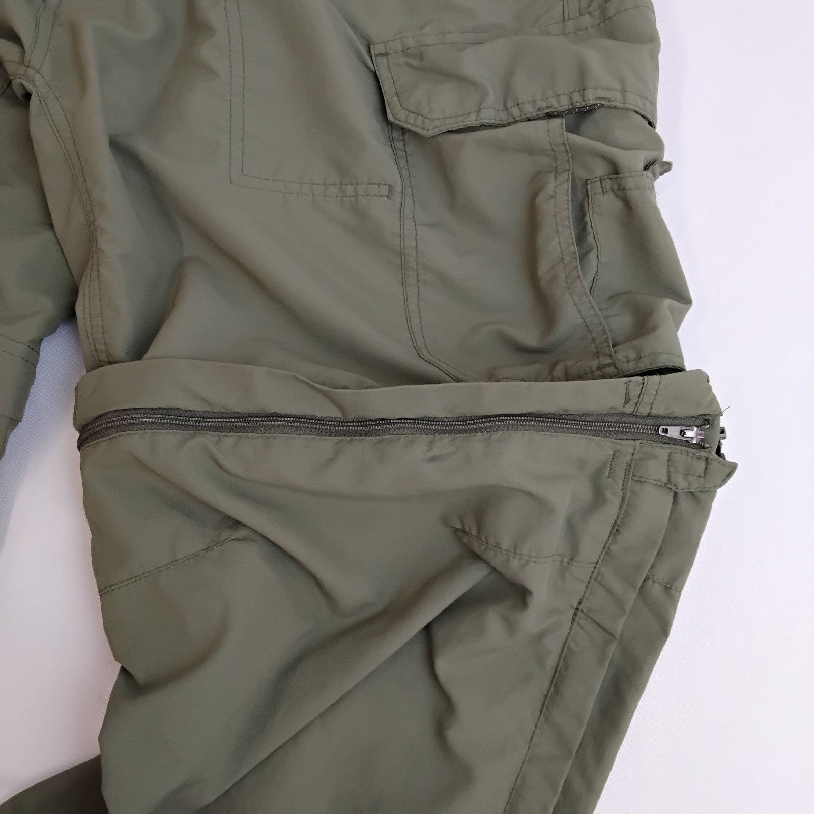 Rei REI Co-Op Convertible Zip-Off Pants Women's L (34x30) Green Size 34" / US 12 / IT 48 - 6 Thumbnail