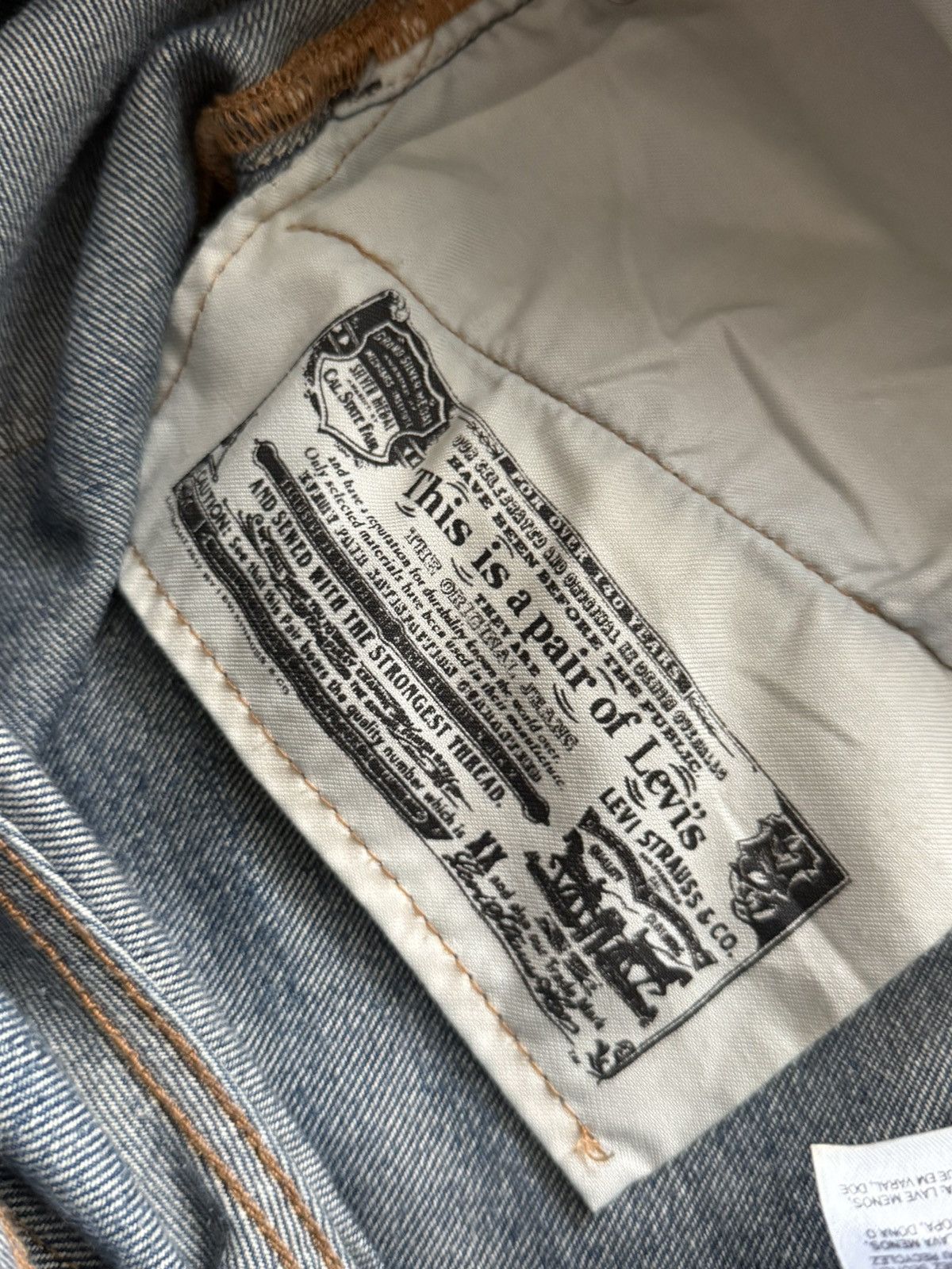 Levi's Levis 501 CT wash denim jeans Size US 32 / EU 48 - 8 Thumbnail