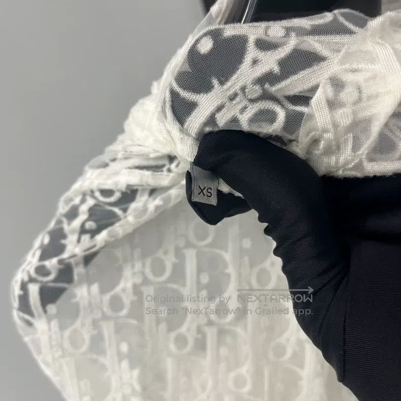 Dior Dior White hollow transparent short sleeves Size US XS / EU 42 / 0 - 4 Thumbnail