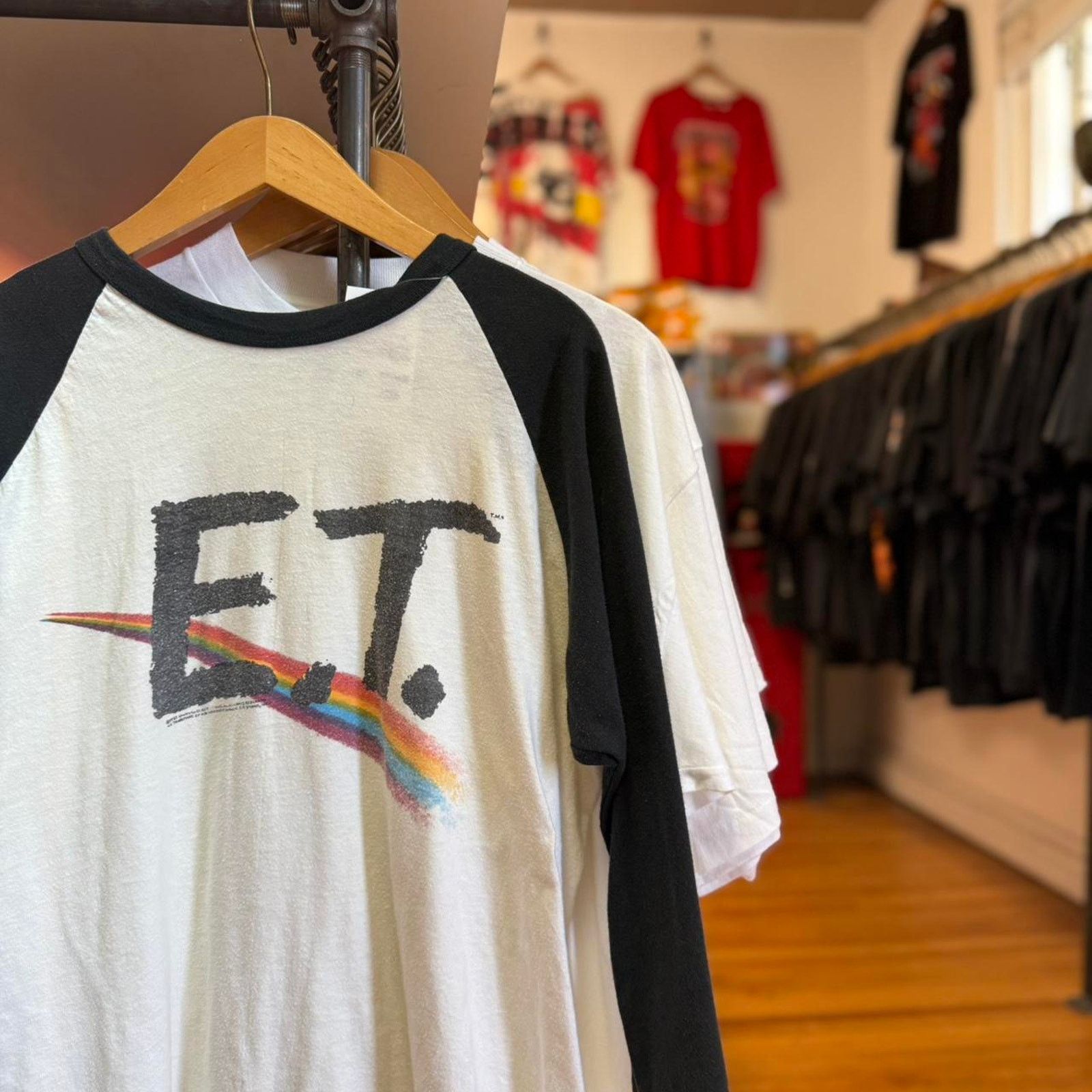 Vintage Vintage 80s ET Rainbow Movie Original Promo T-Shirt Size US XL / EU 56 / 4 - 1 Thumbnail
