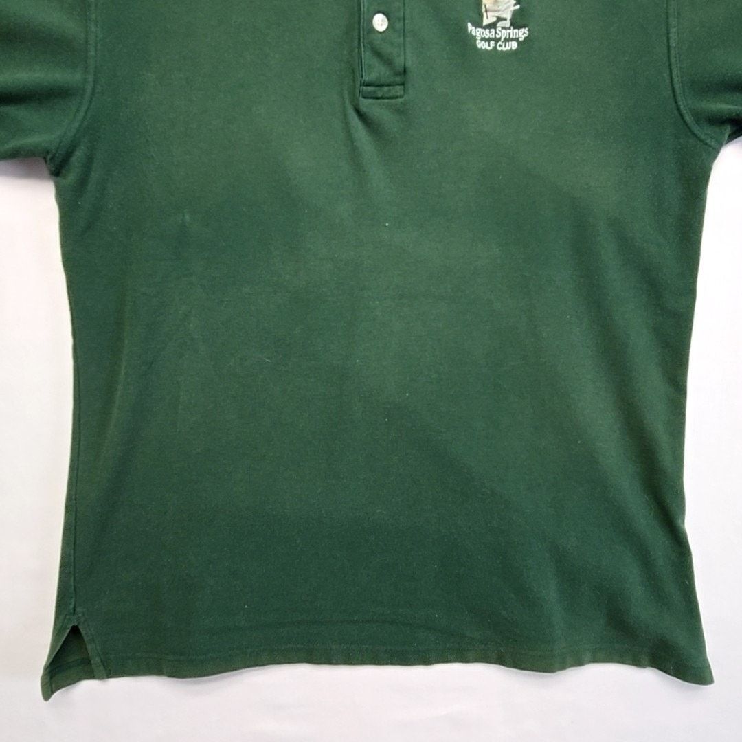 Other Colorado Pagosa Springs Golf Club Polo Green Mens L Shirt Size US L / EU 52-54 / 3 - 3 Thumbnail