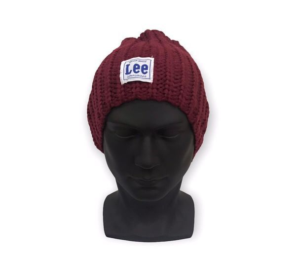 Lee × Vintage Lee Knit Beanie Hat Size ONE SIZE - 1 Thumbnail