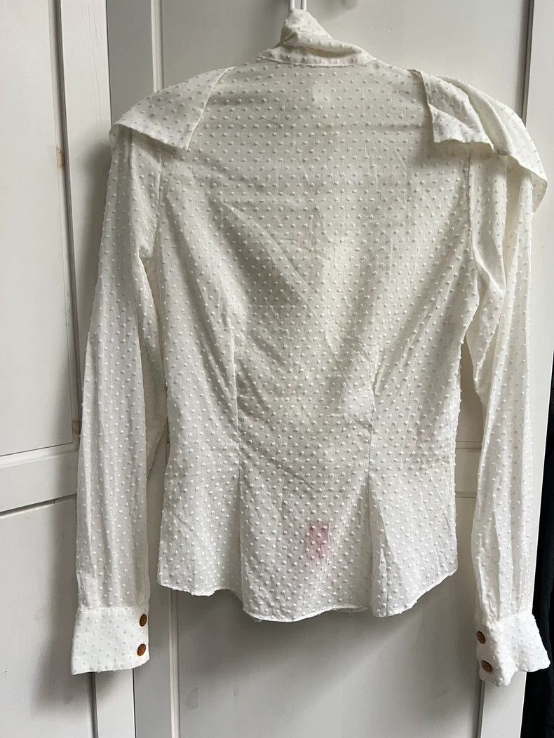 Vivienne Westwood Vivienne Westwood White cotton three-dimensional cut polka Size M / US 6-8 / IT 42-44 - 2 Thumbnail