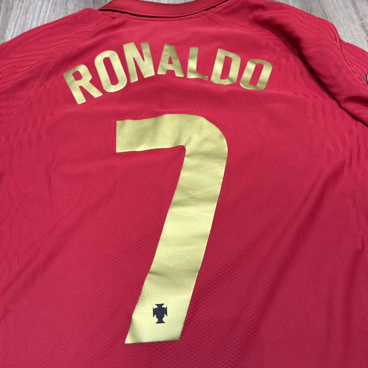 Nike Portugal 20/21 player issue home shirt #7 Ronaldo Size US M / EU 48-50 / 2 - 4 Thumbnail