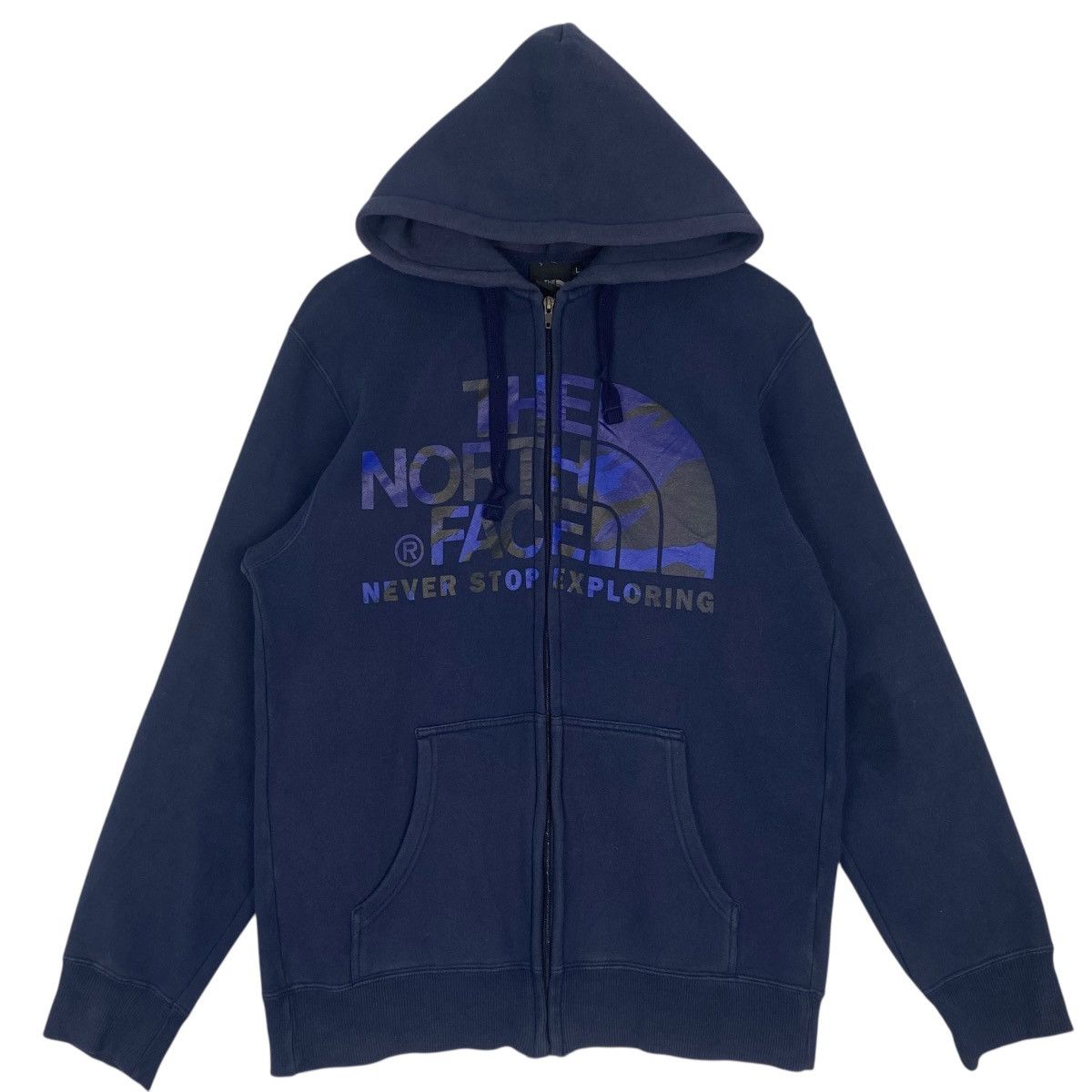 Other Vintage The North Face Hoodie Sweater Navy Blue Size L Size US L / EU 52-54 / 3 - 1 Thumbnail