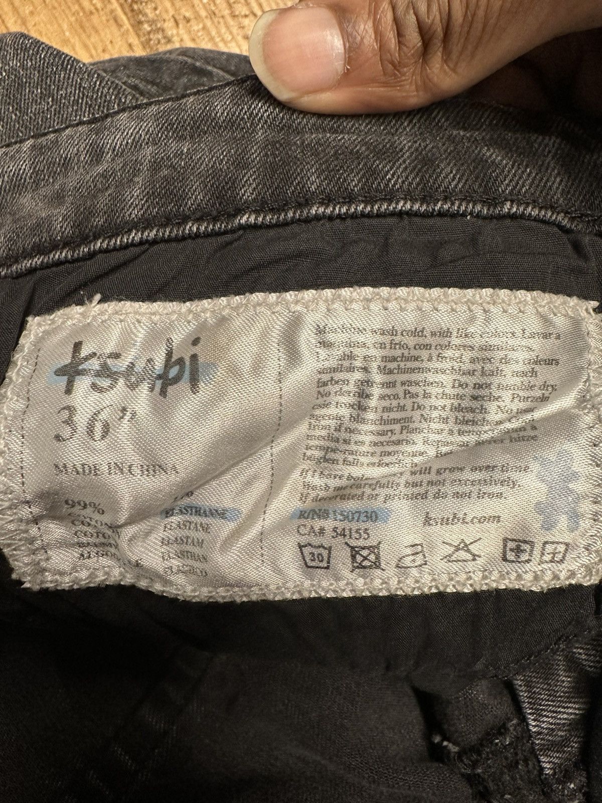 Ksubi Ksubi AOP Logos Faded Black Denim Jeans Size 36 Size US 36 / EU 52 - 5 Thumbnail