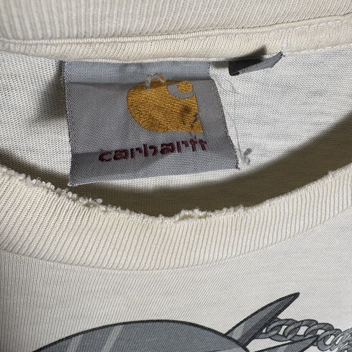 Carhartt Vintage Carhartt Knife Graphic T-Shirt / Distressed Size US M / EU 48-50 / 2 - 3 Thumbnail