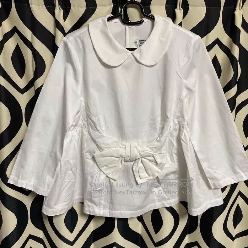 Comme des Garcons Comme des Garcons Peter Pan Collar Blouse Size S / US 4 / IT 40 - 1 Thumbnail