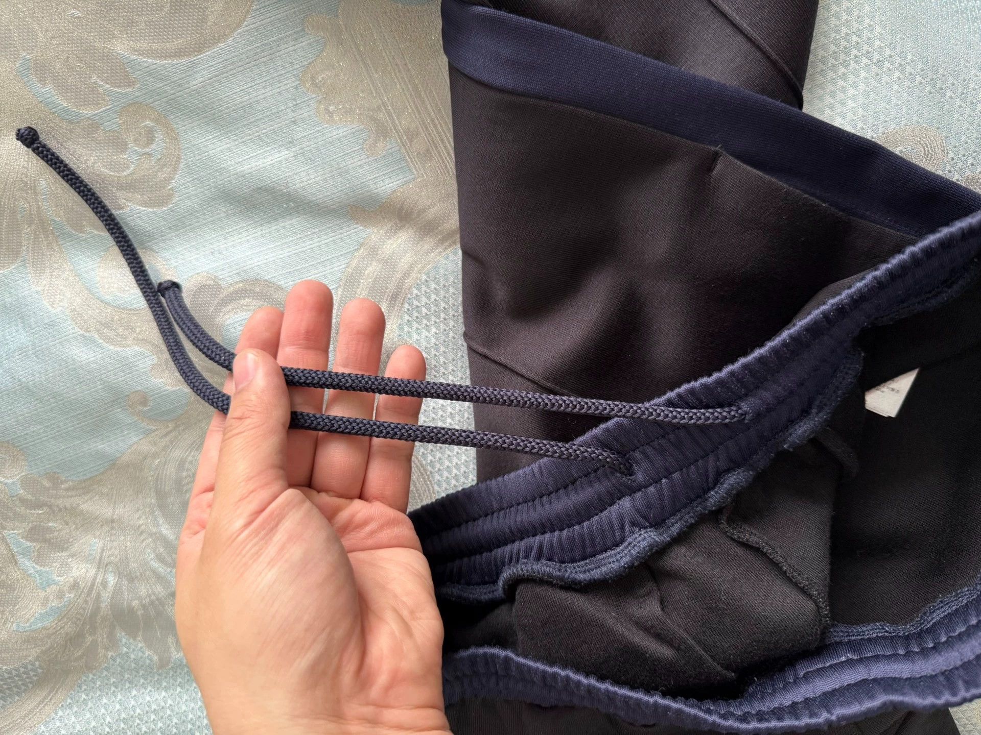 Valentino VALENTINO Black&Blue ColorBlock Logo Chino Pants M Size US 32 / EU 48 - 4 Thumbnail
