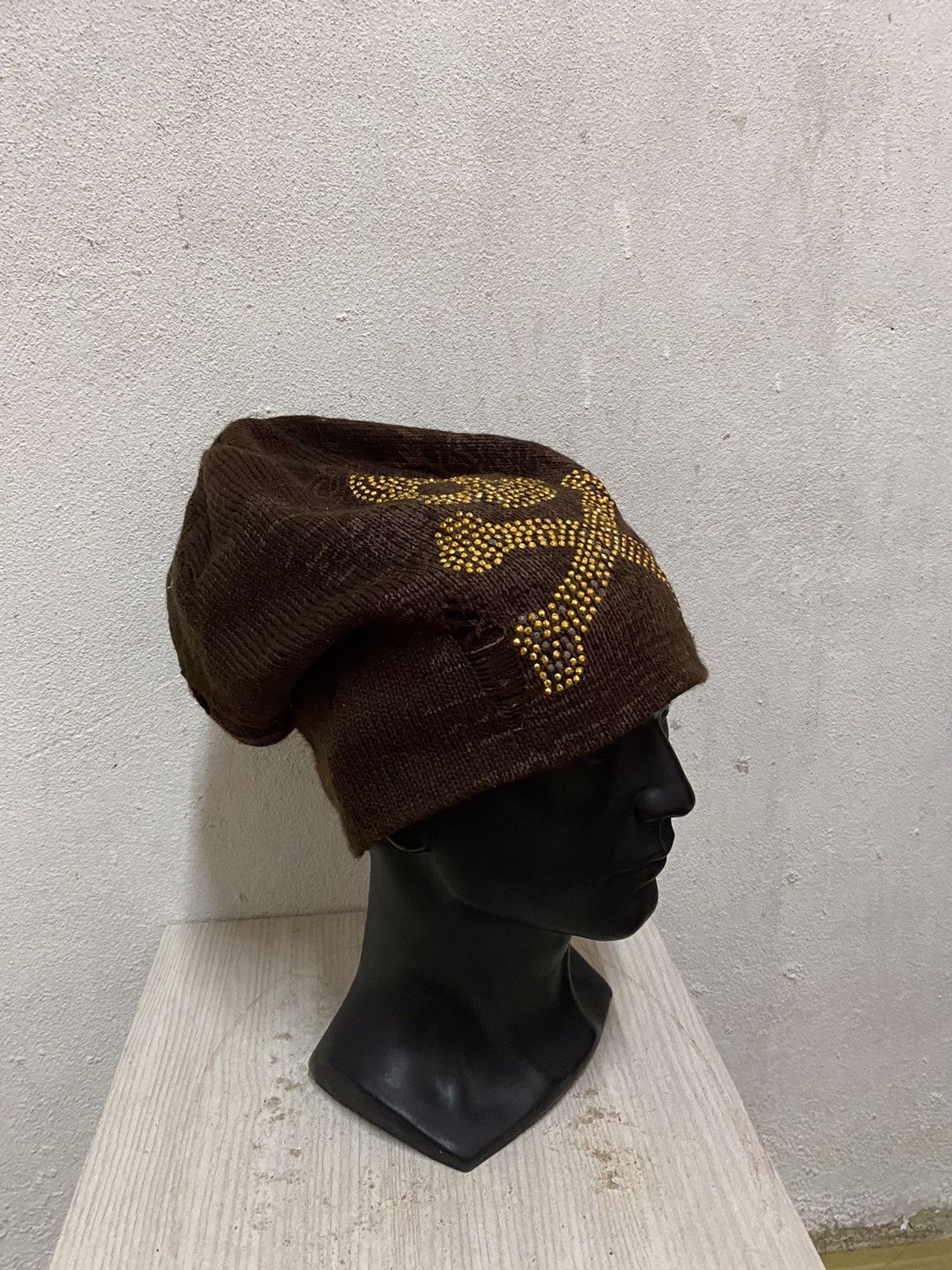 Seditionaries Japanese Brand Skulls Big Logo Beanie Hat Size ONE SIZE - 4 Thumbnail