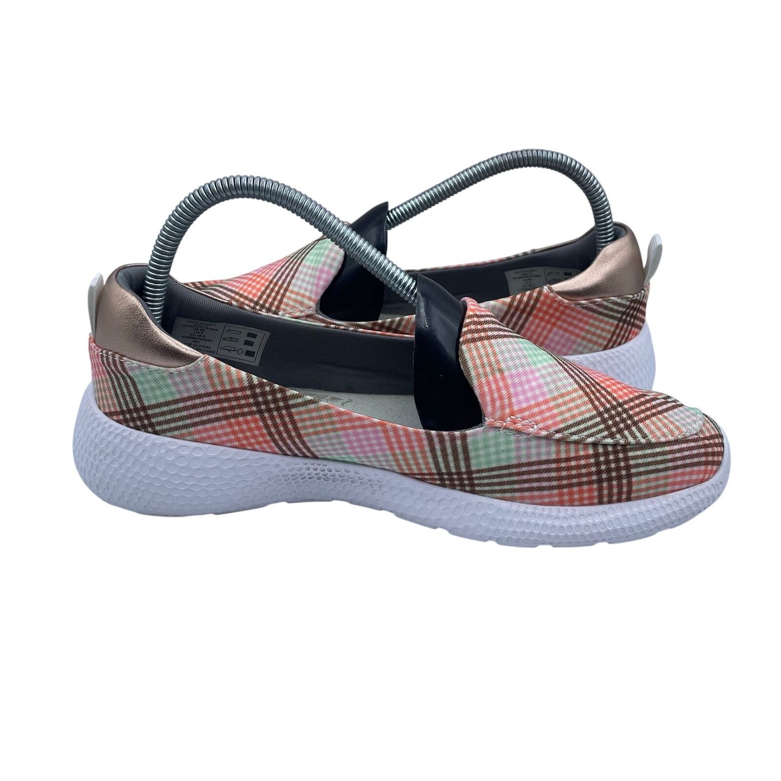 Lands' End Lands End Gatas Lightweight Slip On Shoes Plaid Womens 8 W Size US 8 / IT 38 - 5 Thumbnail