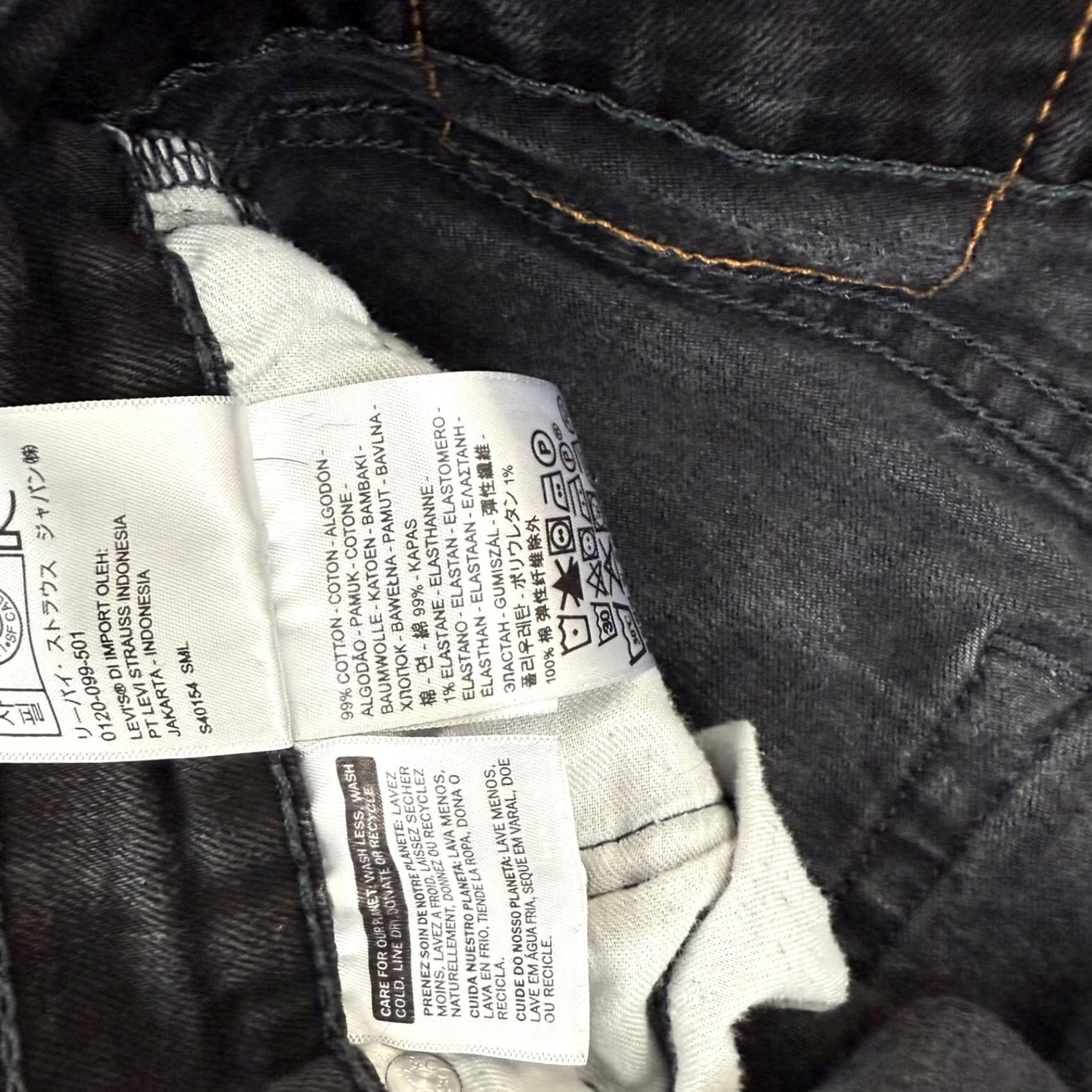 Levi's Levi’s 511 Jeans Men 32x30 Black Straight Stretch Den​im Pocket Cotton Size US 32 / EU 48 - 5 Thumbnail