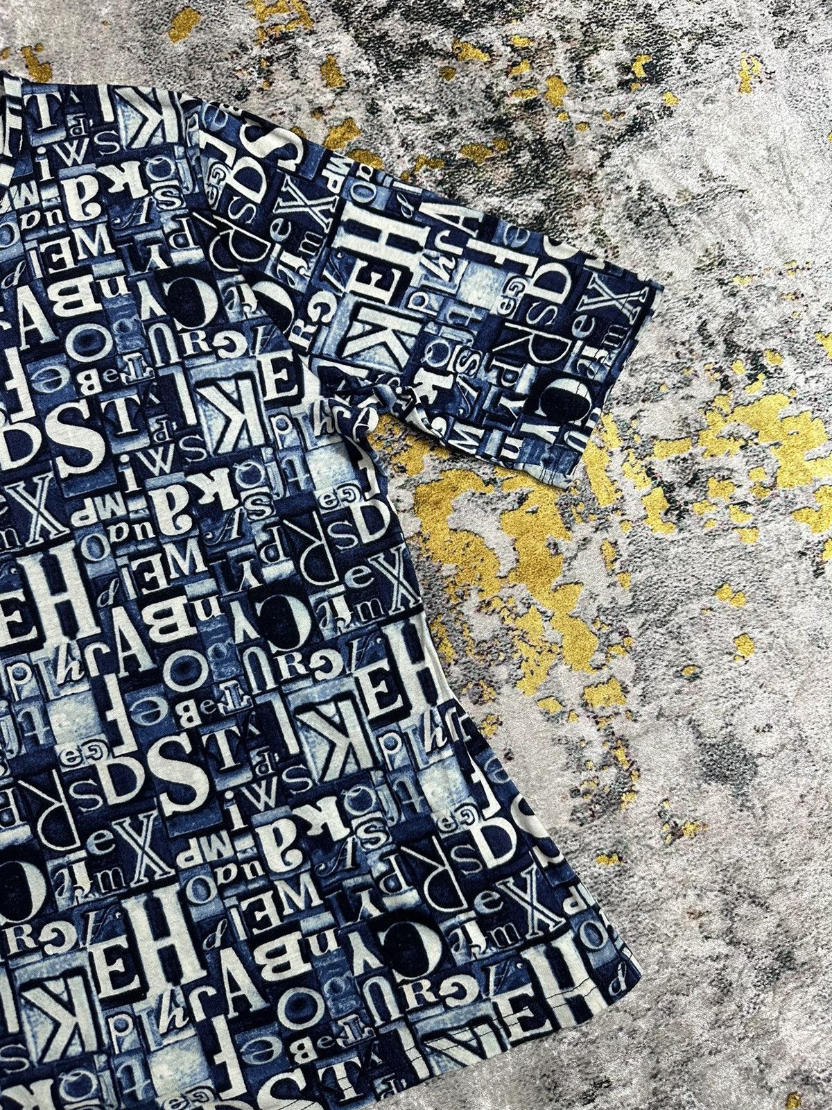 Japanese Brand CRAZY ECOLE ALL OVER PRINTED LETTER LGB STYLE Size M / US 6-8 / IT 42-44 - 4 Thumbnail