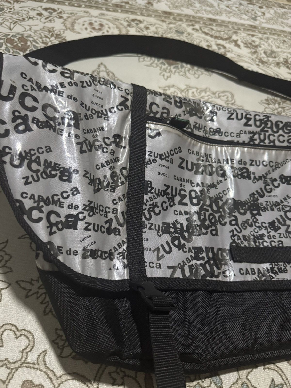 CABANE de ZUCCa × Issey Miyake × Zucca Super Big Monogram Zucca Bike Messenger Bag Size ONE SIZE - 3 Thumbnail