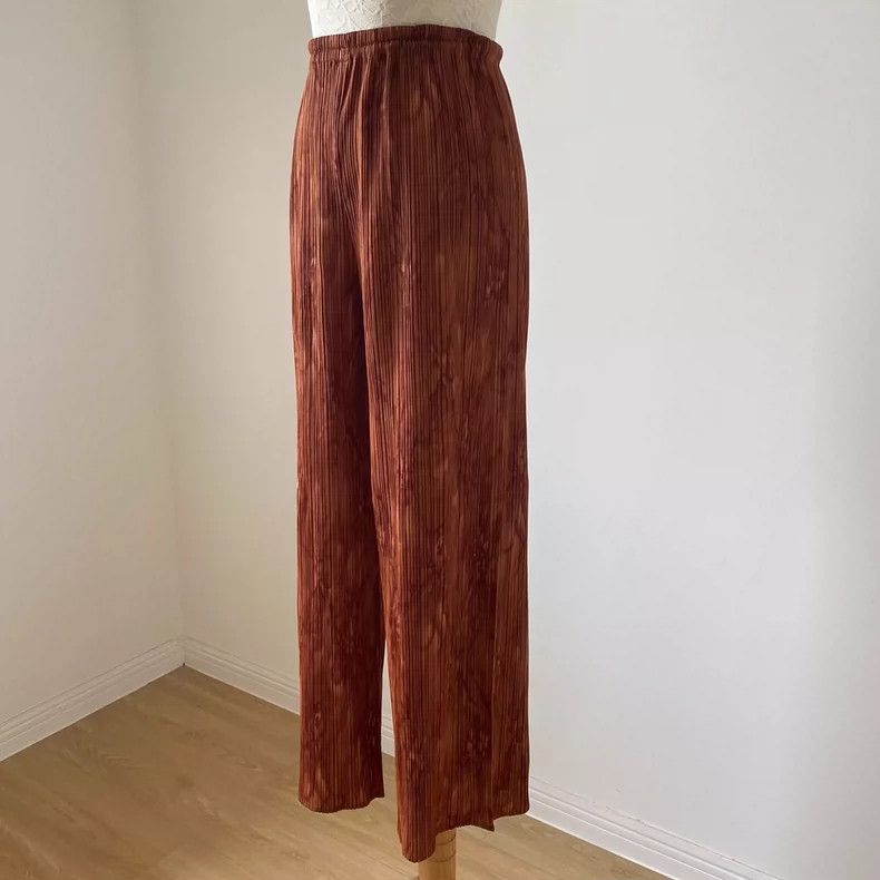 Issey Miyake Issey Miyake Retro patterned wide-leg pants Size 25" / US 0 / IT 36 - 2 Thumbnail