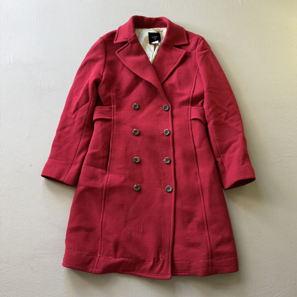 J.Crew Y2k J.Crew Double Breasted Wool Pea Coat Size S / US 4 / IT 40 - 1 Thumbnail