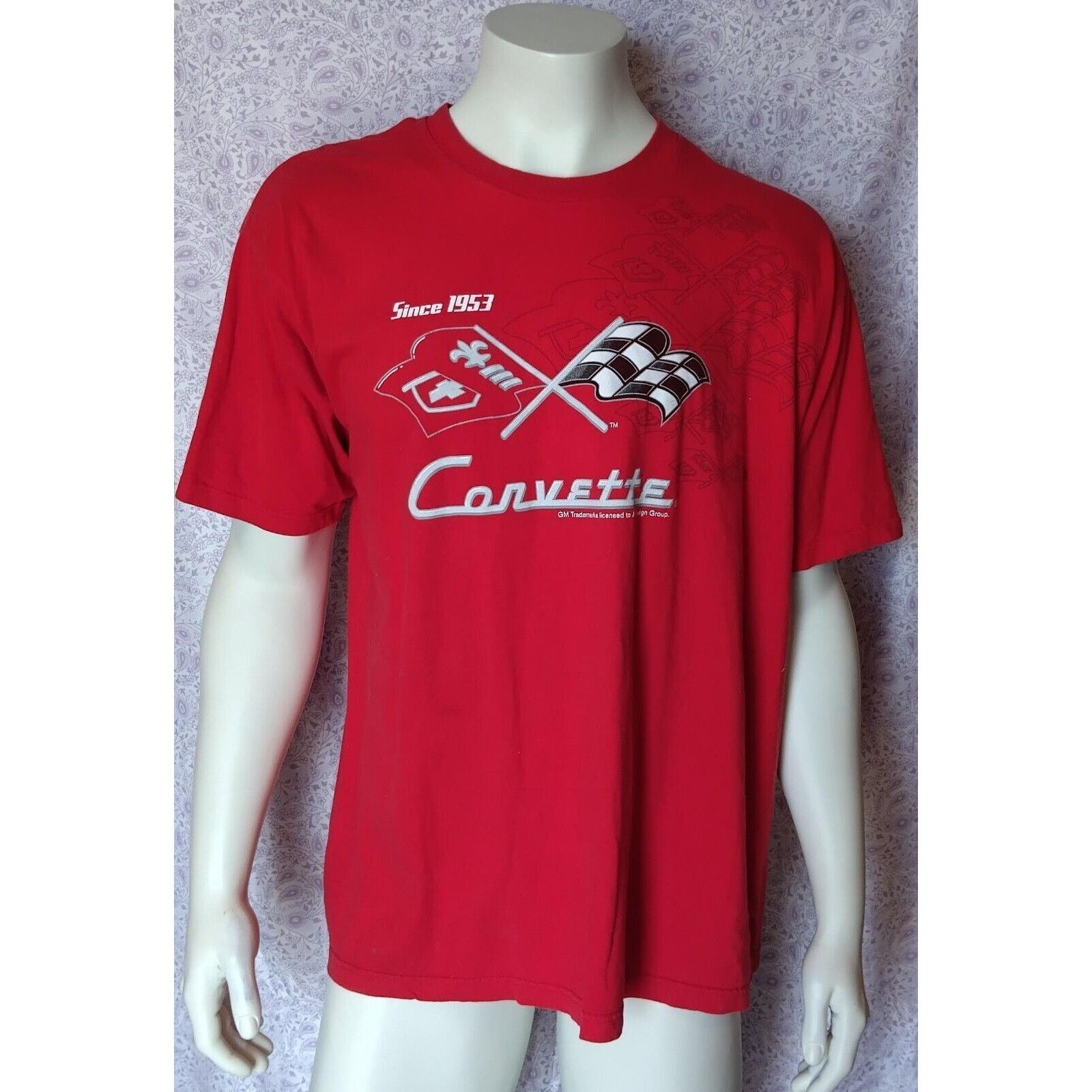 Chevrolet Since 1953 Corvette! JH Design T-shirts Red Size Large Size US L / EU 52-54 / 3 - 1 Thumbnail