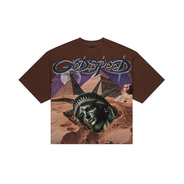Godspeed Godspeed "Mother Cairo" Mocha Tee Size US XL / EU 56 / 4 - 1 Thumbnail