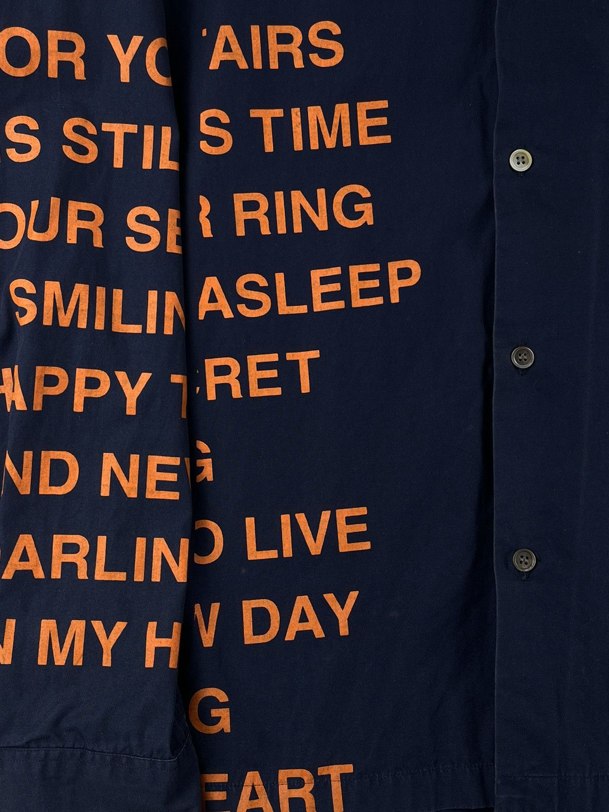 SS02 JUNYA WATANABE MAN Poem Shirt シャツ 02 Junya Watanabe Poem Button Up - S | neverlandsupply