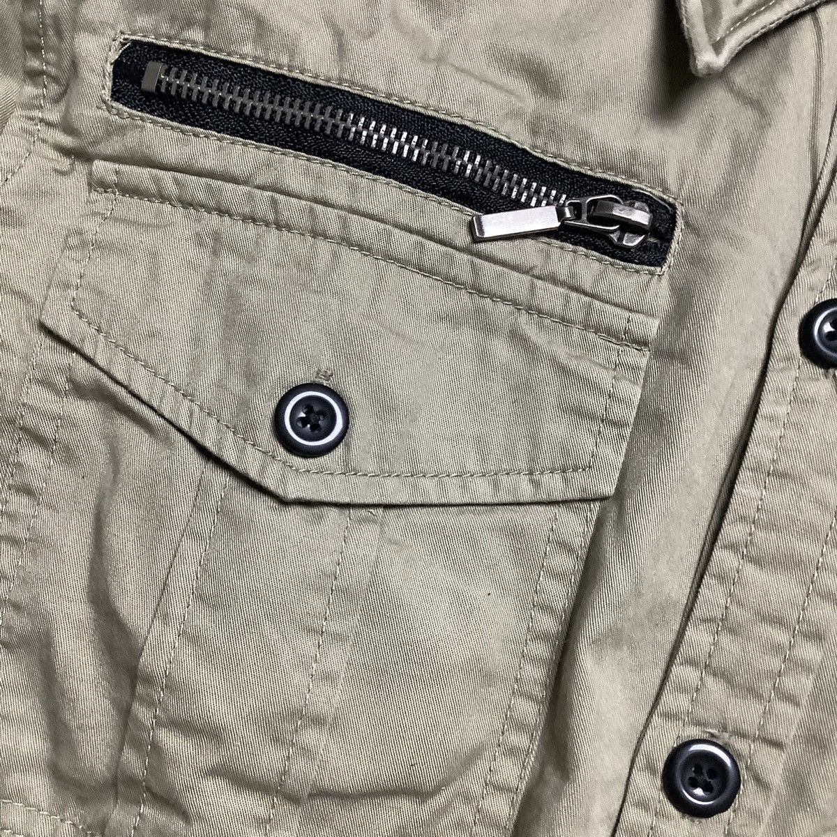 If Six Was Nine × Le Grande Bleu (L.G.B.) Y2K Biker Shirt Japanese Brand Andre Malrour Homme Size US M / EU 48-50 / 2 - 4 Thumbnail