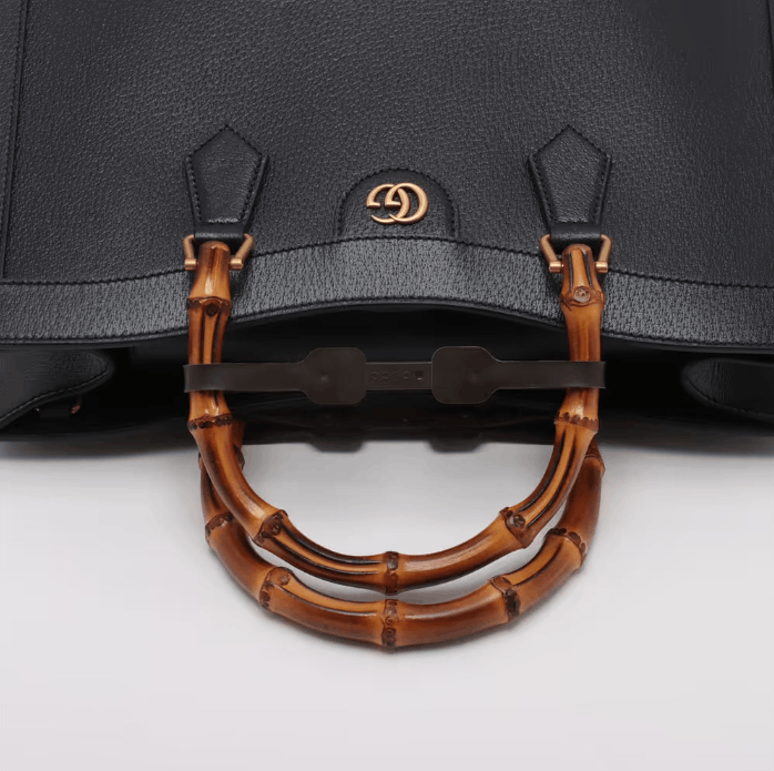 Gucci Bamboo Diana Pigskin Two-Way Handbag Size ONE SIZE - 5 Thumbnail