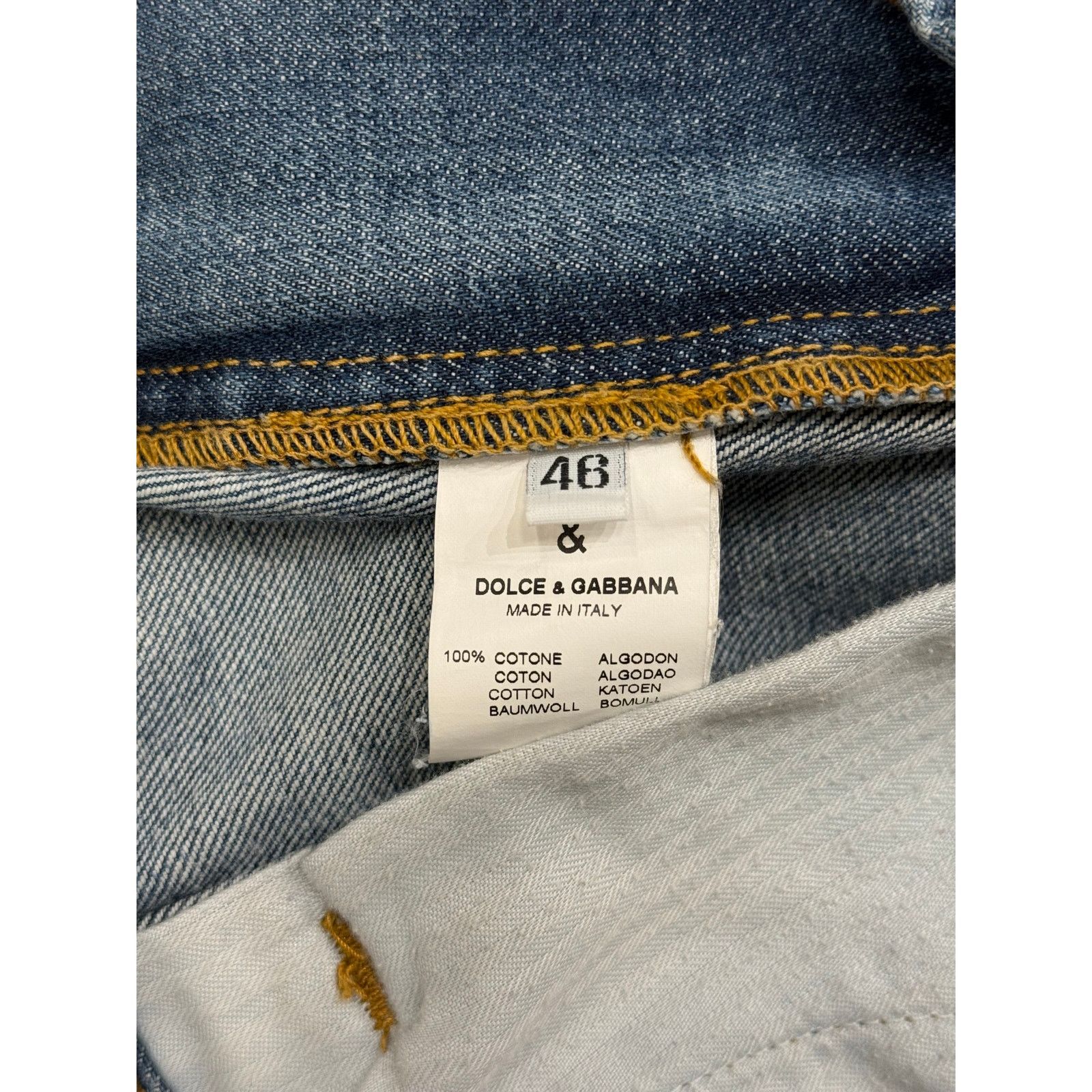 Dolce & Gabbana 2000s Dolce & Gabbana multi pockets cargo denim pants Size US 30 / EU 46 - 4 Thumbnail