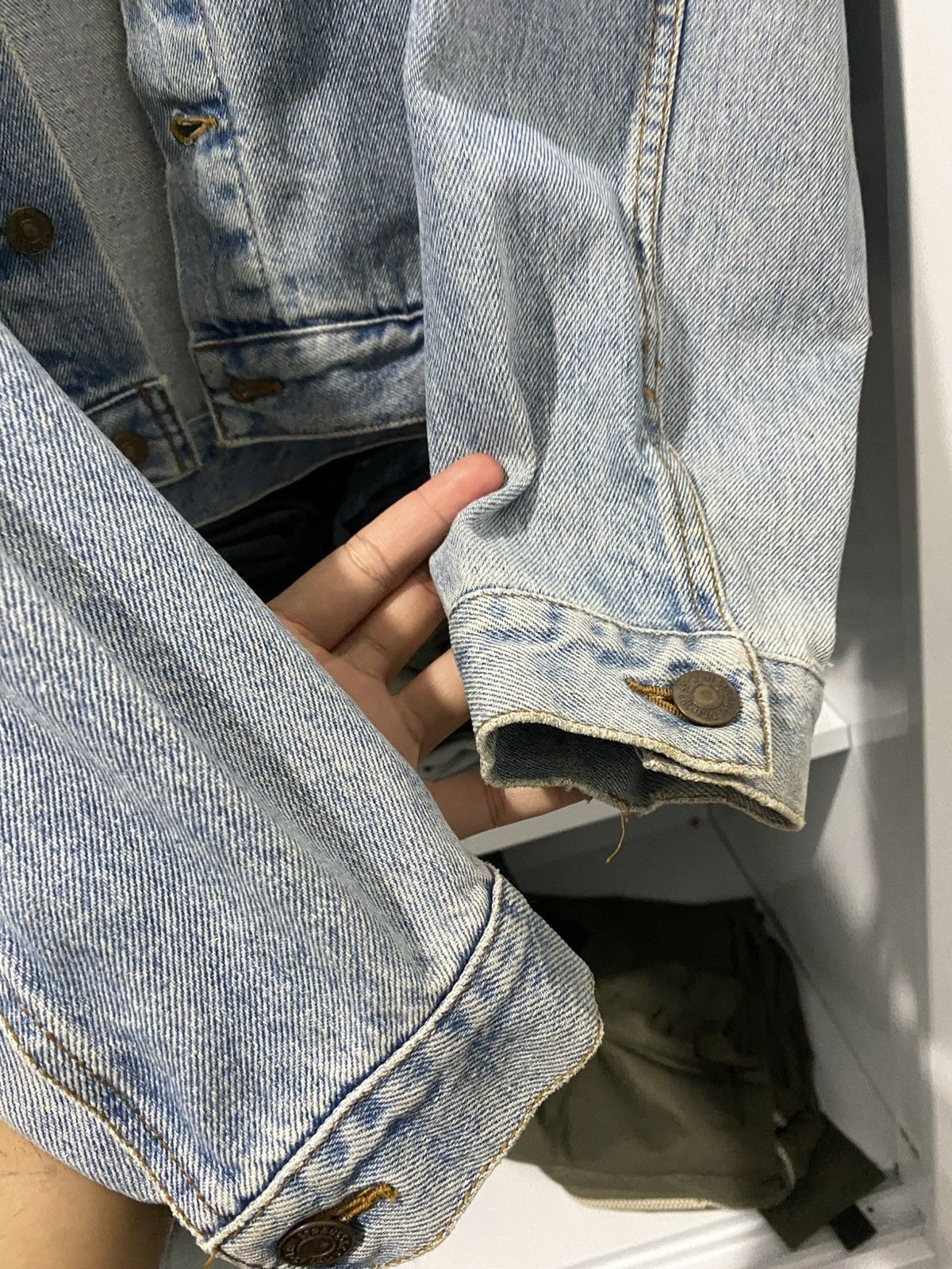 Levi's Vintage 90s levis trucker blue denim jacket Size US L / EU 52-54 / 3 - 5 Thumbnail