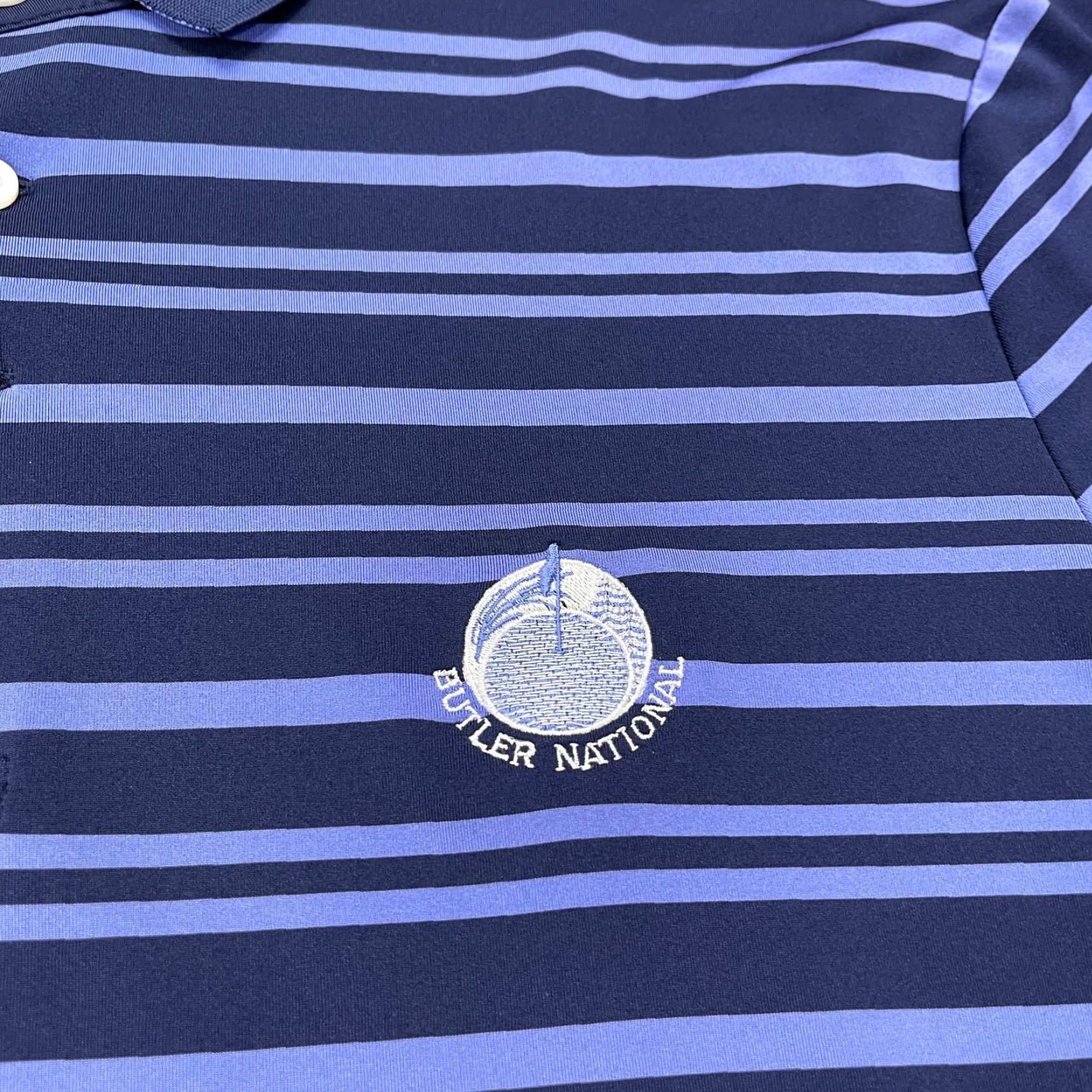 RLX Ralph Lauren RLX Ralph Lauren Polo Shirt Mens Large Blue Logo Golf Stretch Polo Shirt - RLX Polo Golf Shirt Mens L Blue Logo Stretch Size US L / EU 52-54 / 3 - 3 Thumbnail