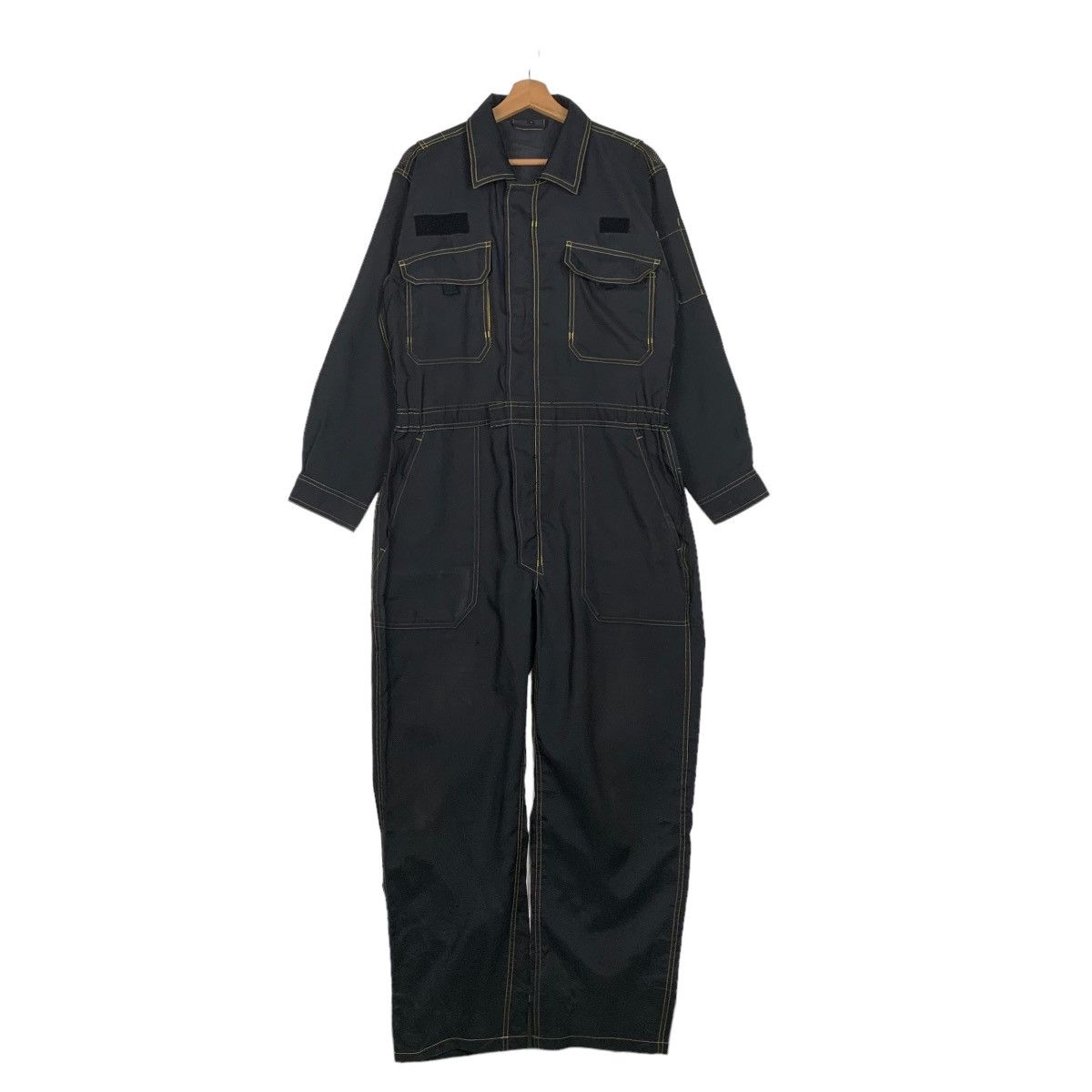 Japanese Brand YELLOW HAT Big Logo Coverall #0300-C14 Size US 36 / EU 52 - 5 Thumbnail