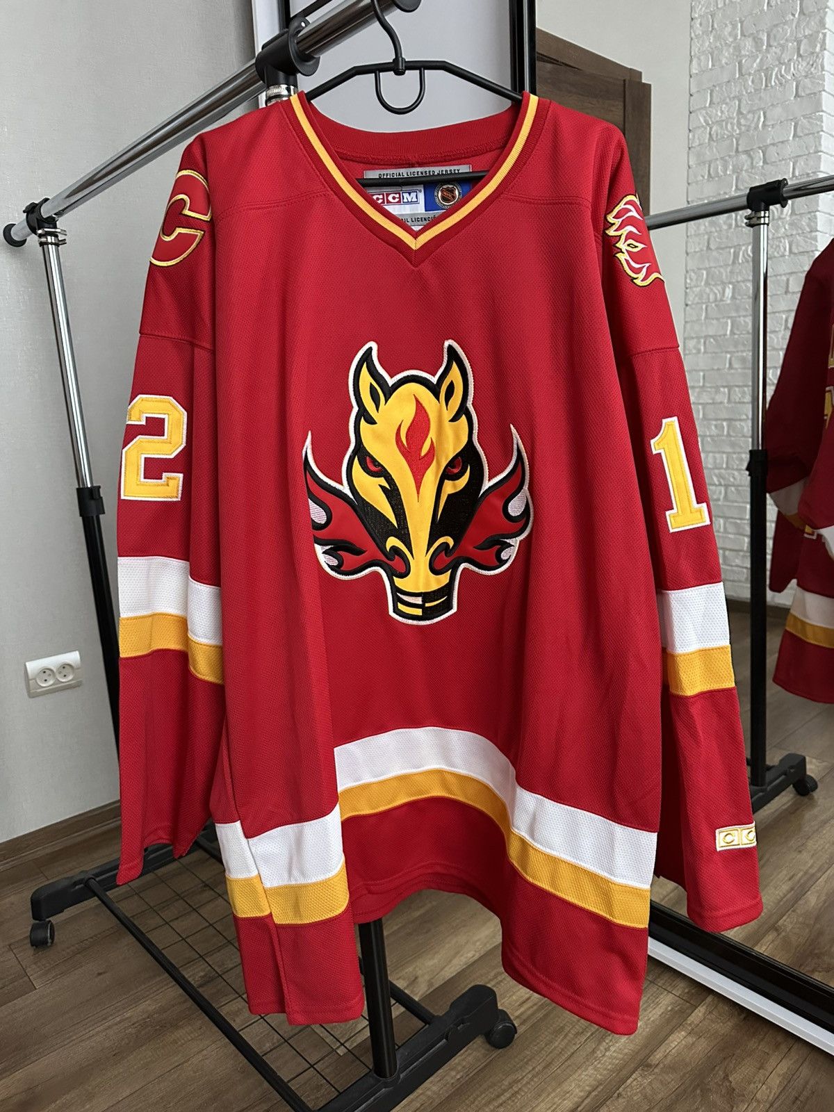 Calgary Flames Blasty CCM Vintage Hockey Jersey NHL