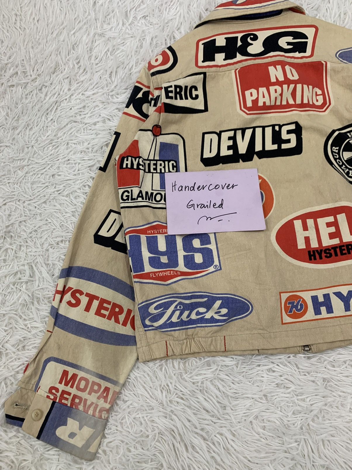 Hysteric Glamour Rare Hysteric Glamour Motorsport Art Full Print Jacket Size US S / EU 44-46 / 1 - 7 Thumbnail