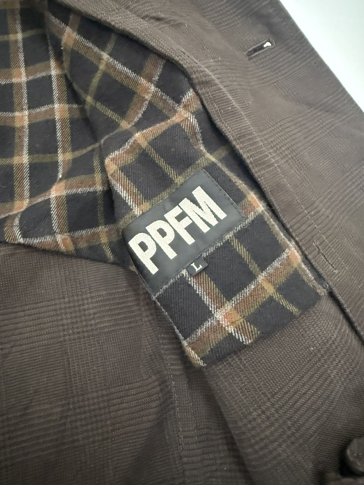 PPFM 🔥 PPFM Box Houndstooth Trench Coat Avant garde - L Size US M / EU 48-50 / 2 - 10 Thumbnail