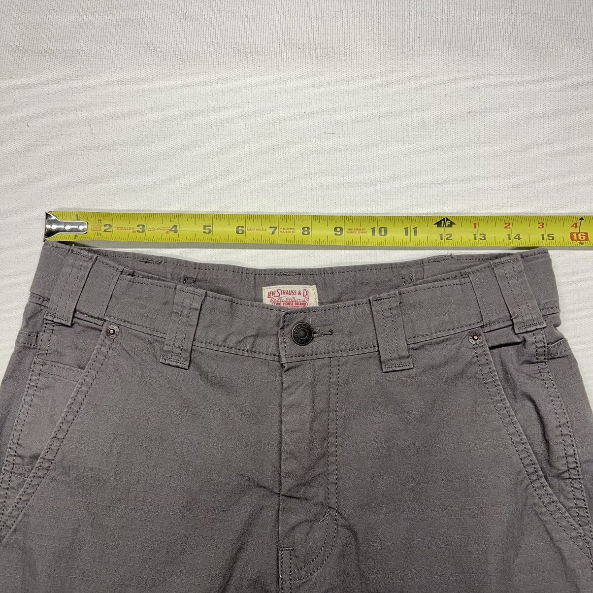 Levi's Levis Cargo Pants Grey Ripstop Straight Tactical Y2K Size US 29 - 24 Thumbnail
