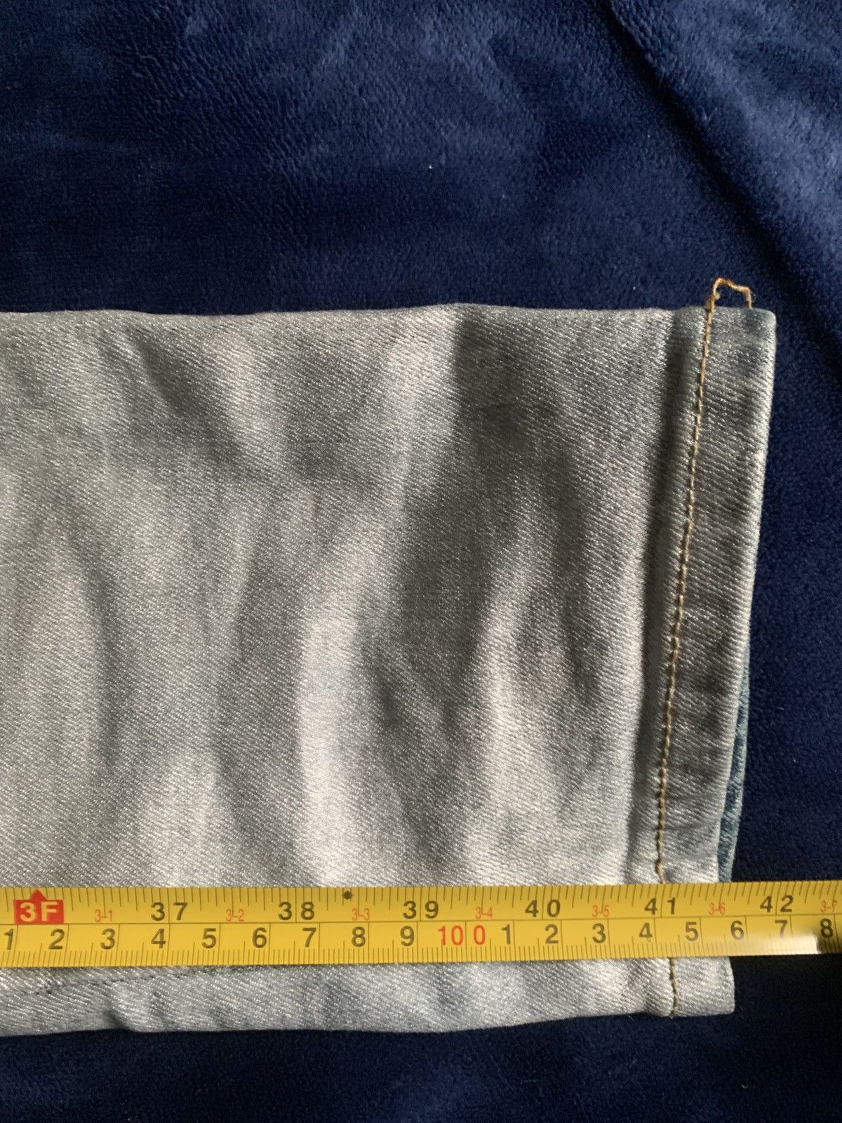 Other Custom Silver Biker Jeans Balmain Like 2000s Fashion Swag Size US 34 / EU 50 - 22 Thumbnail