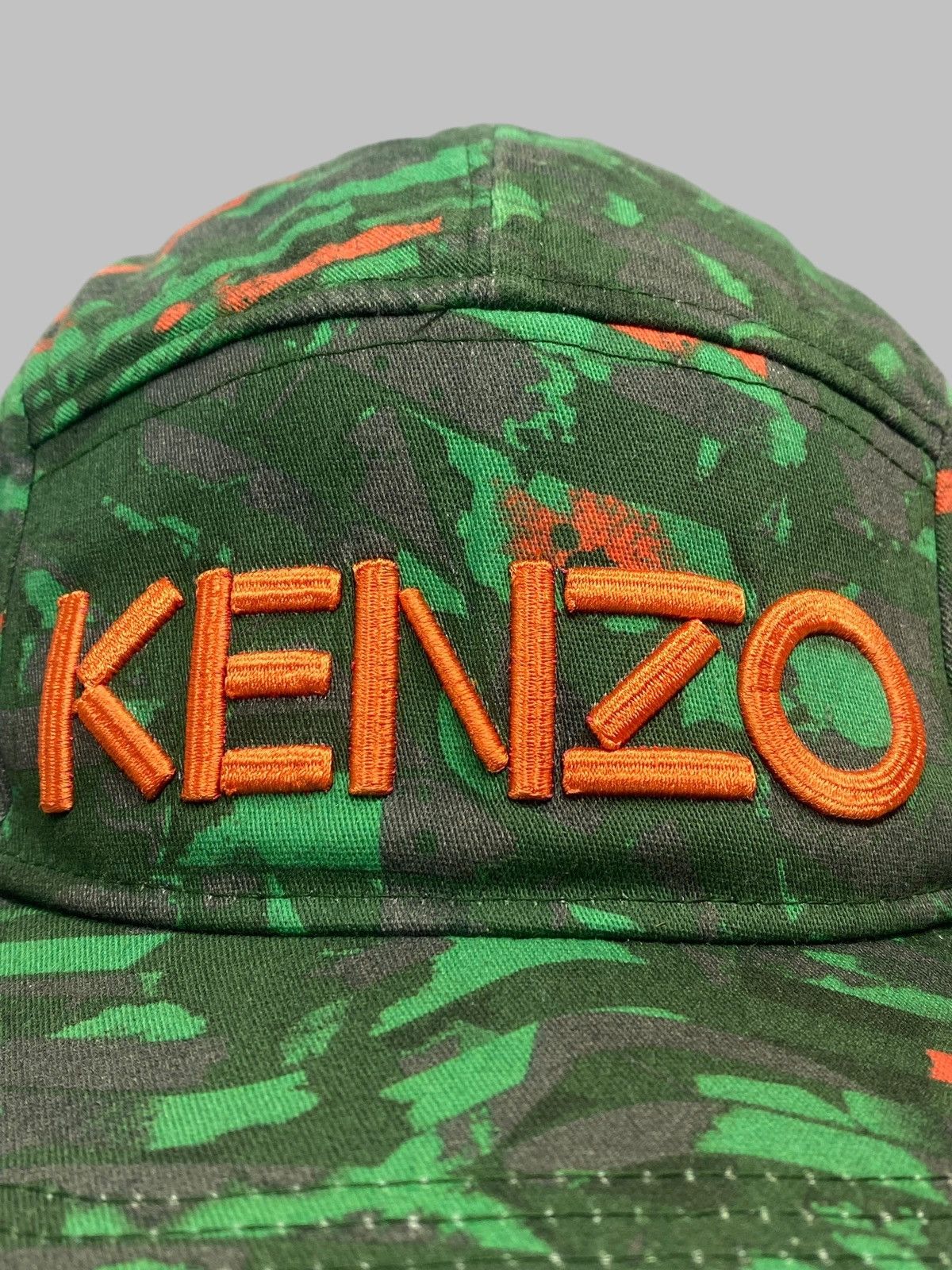 Kenzo 🔥 KENZO CAMOUFLAGE STYLE 5-PANEL CAP HAT LUXURY STRETWEAR Size ONE SIZE - 5 Thumbnail