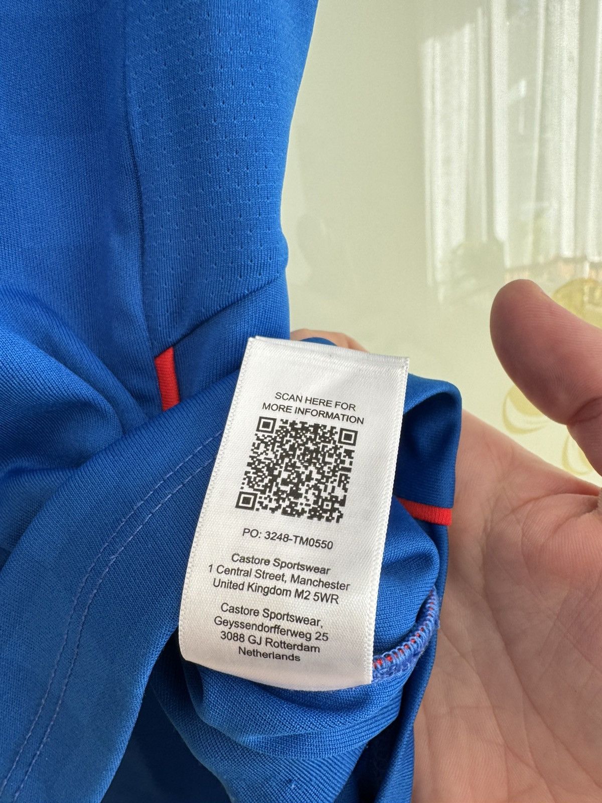Castore Glasgow Rangers 2022-2023 Home Soccer Jersey Football Kit Size US S / EU 44-46 / 1 - 15 Thumbnail