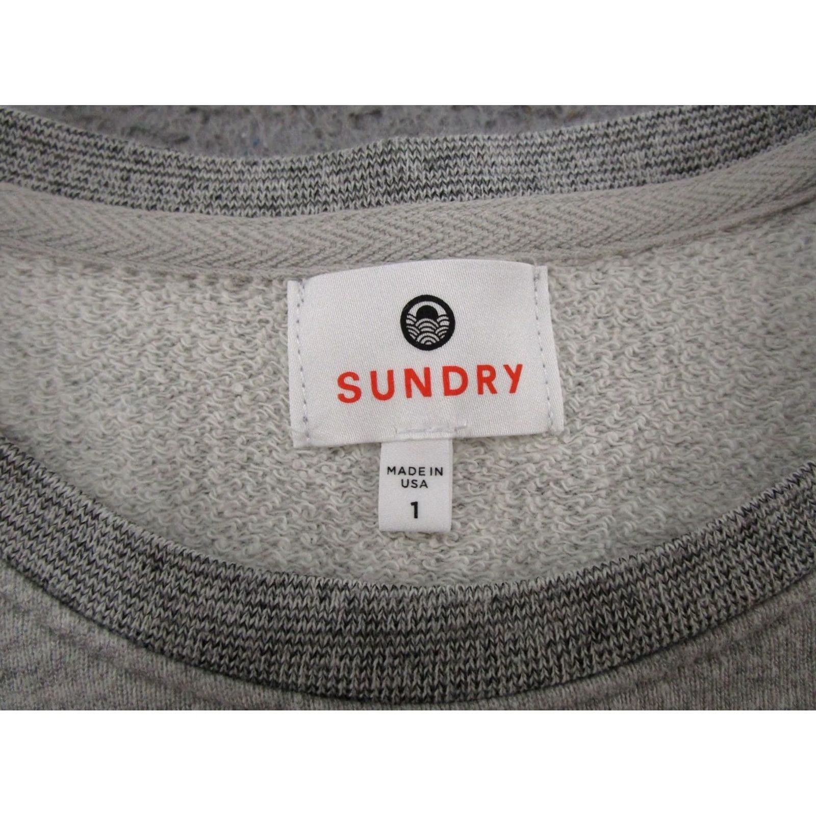 Sundry Sundry Sweatshirt Women's S Gray Love Heart Pullover Crew Neck USA Made Size S / US 4 / IT 40 - 3 Thumbnail