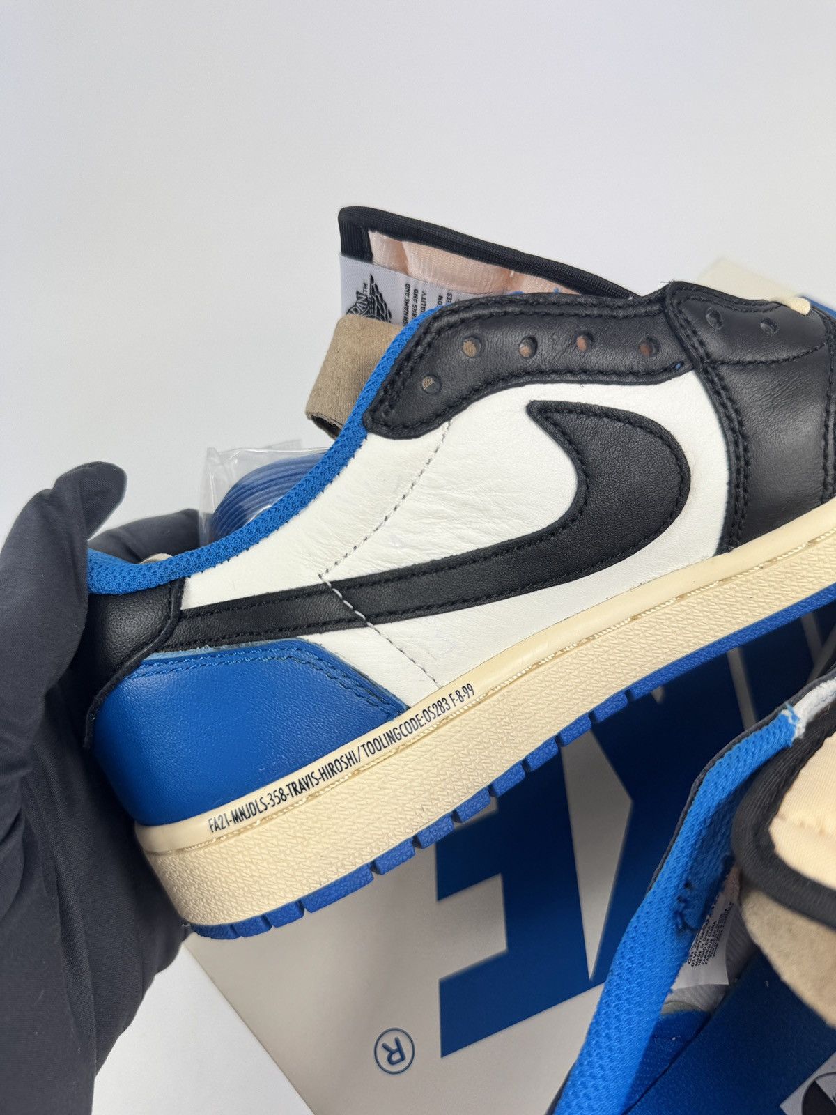 Nike × Travis Scott JORDAN 1 RETRO LOW FRAGMENT X TRAVIS SCOTT SNEAKERS Size US 6 / EU 39 - 7 Thumbnail