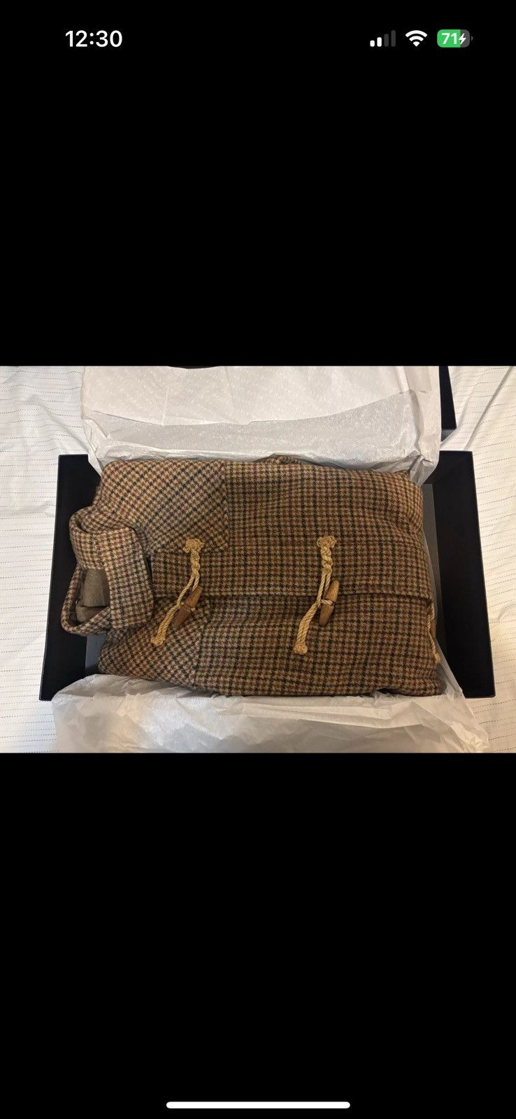 Polo Ralph Lauren Ralph Lauren VTG - 1990 Houndstooth Duffel Coat - Size M Size US M / EU 48-50 / 2 - 1 Thumbnail