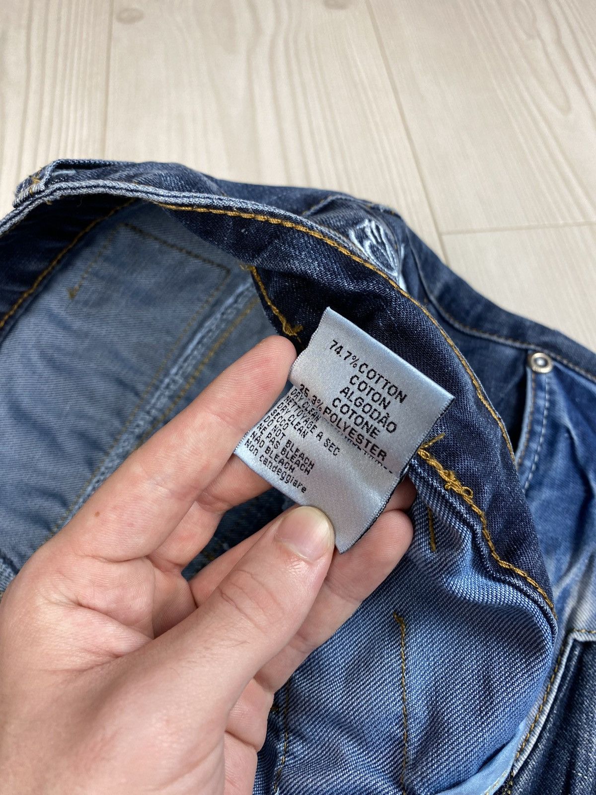 Japanese Brand Avantgarde Kosmo Lupo Denim Jeans Multipockets Rare Big Logo Size US 36 / EU 52 - 13 Thumbnail