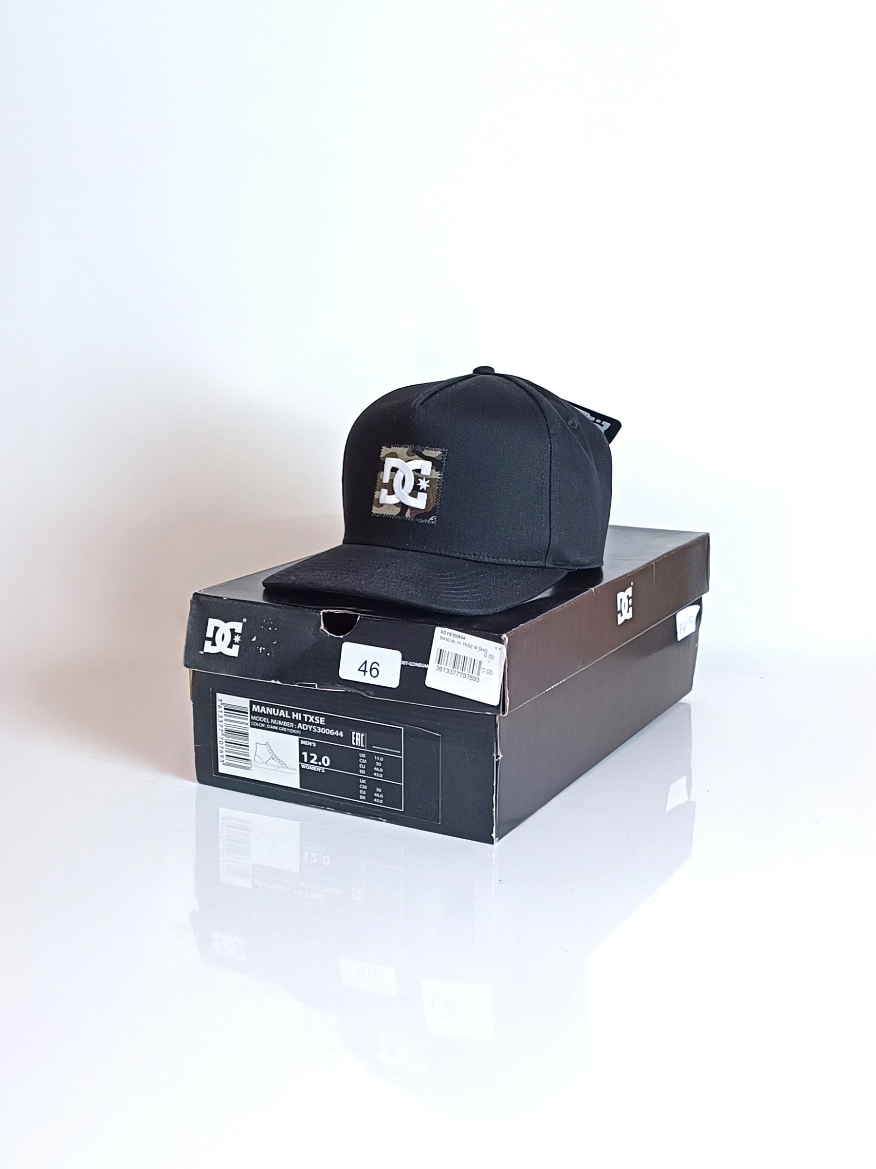 DC DC Shoes — Manual Hi Txse 'Dark Grey' w. DC Cap Size US 12 / EU 45 - 3 Thumbnail
