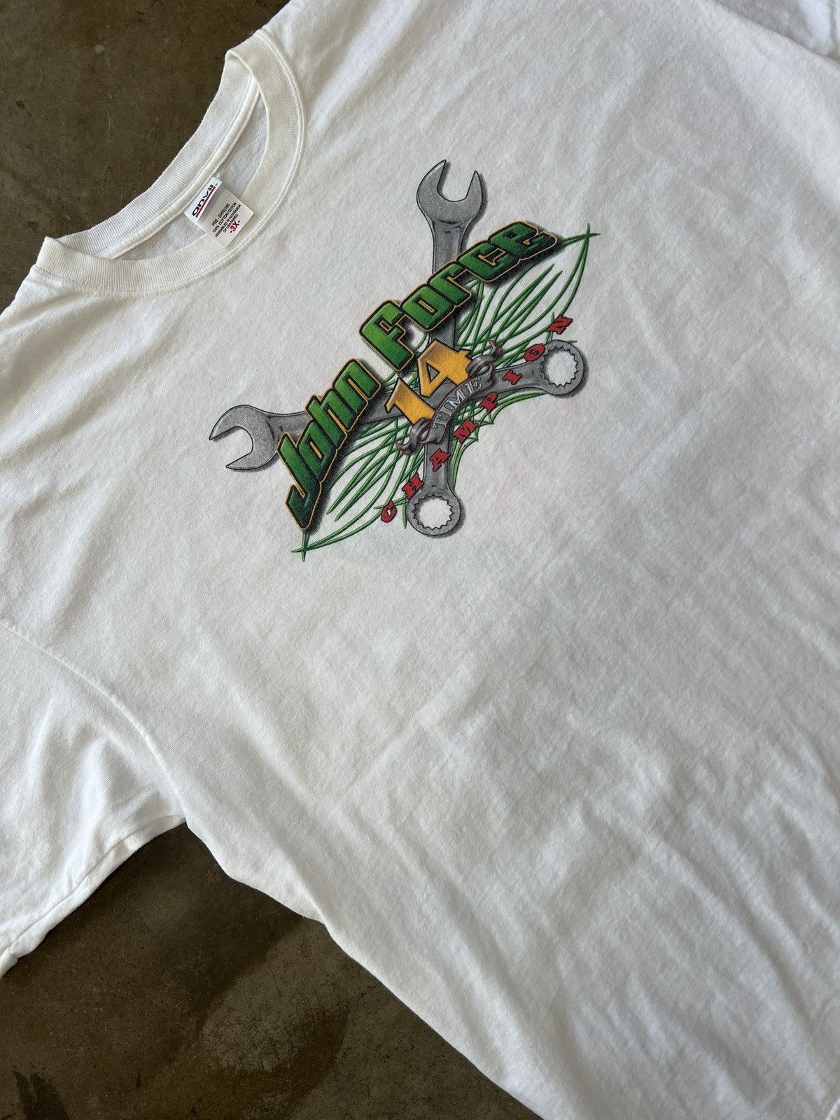 NASCAR × Vintage Vintage NASCAR John Force It's Over Tee Sz. XXXL Size US XXL / EU 58 / 5 - 4 Thumbnail