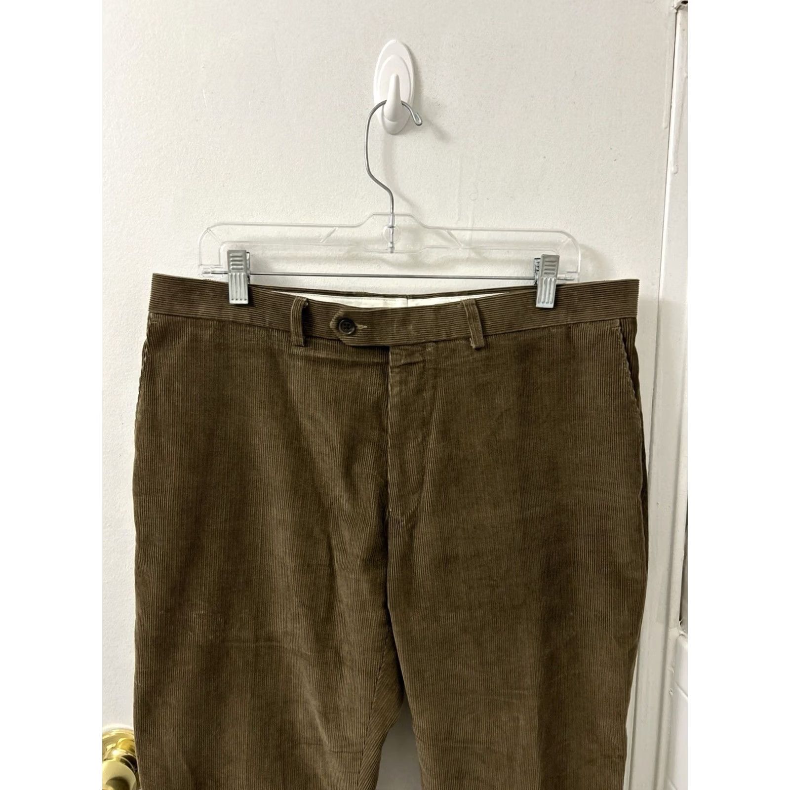 Ralph Lauren VINTAGE? No. Lauren Ralph Lauren Corduroy Pants Mens 34x30 Brown 100% Cotton Trousers Size US 34 / EU 50 - 2 Thumbnail
