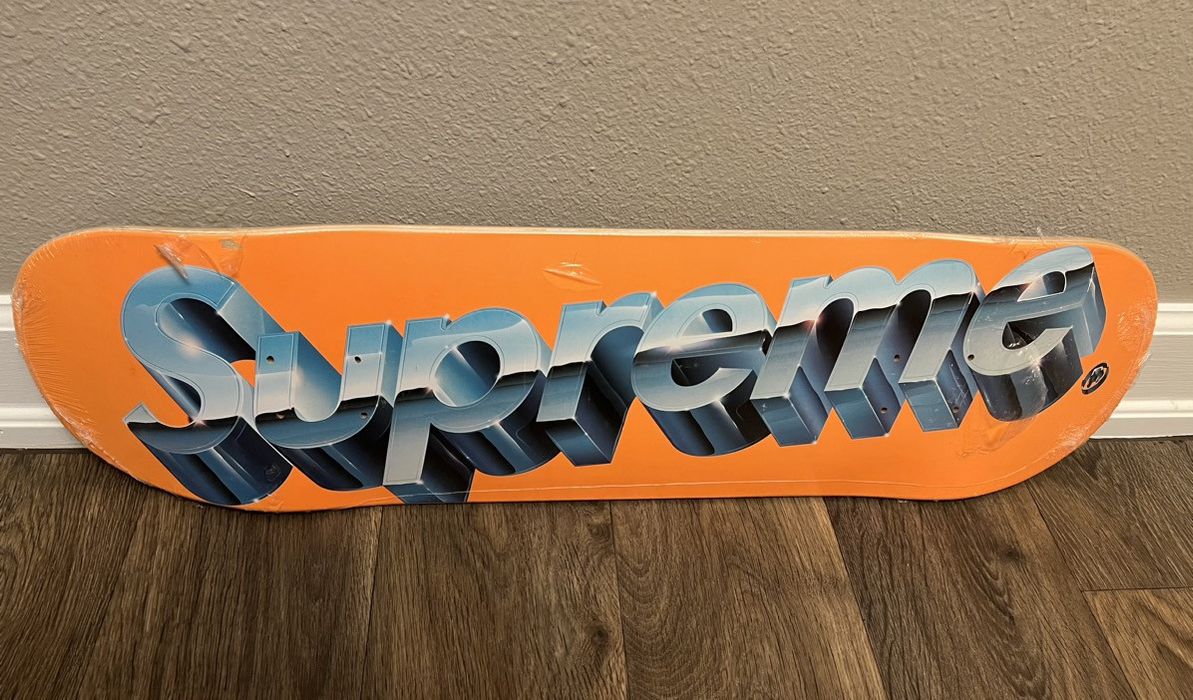 Supreme Supreme Chrome Logo Skateboard | Grailed