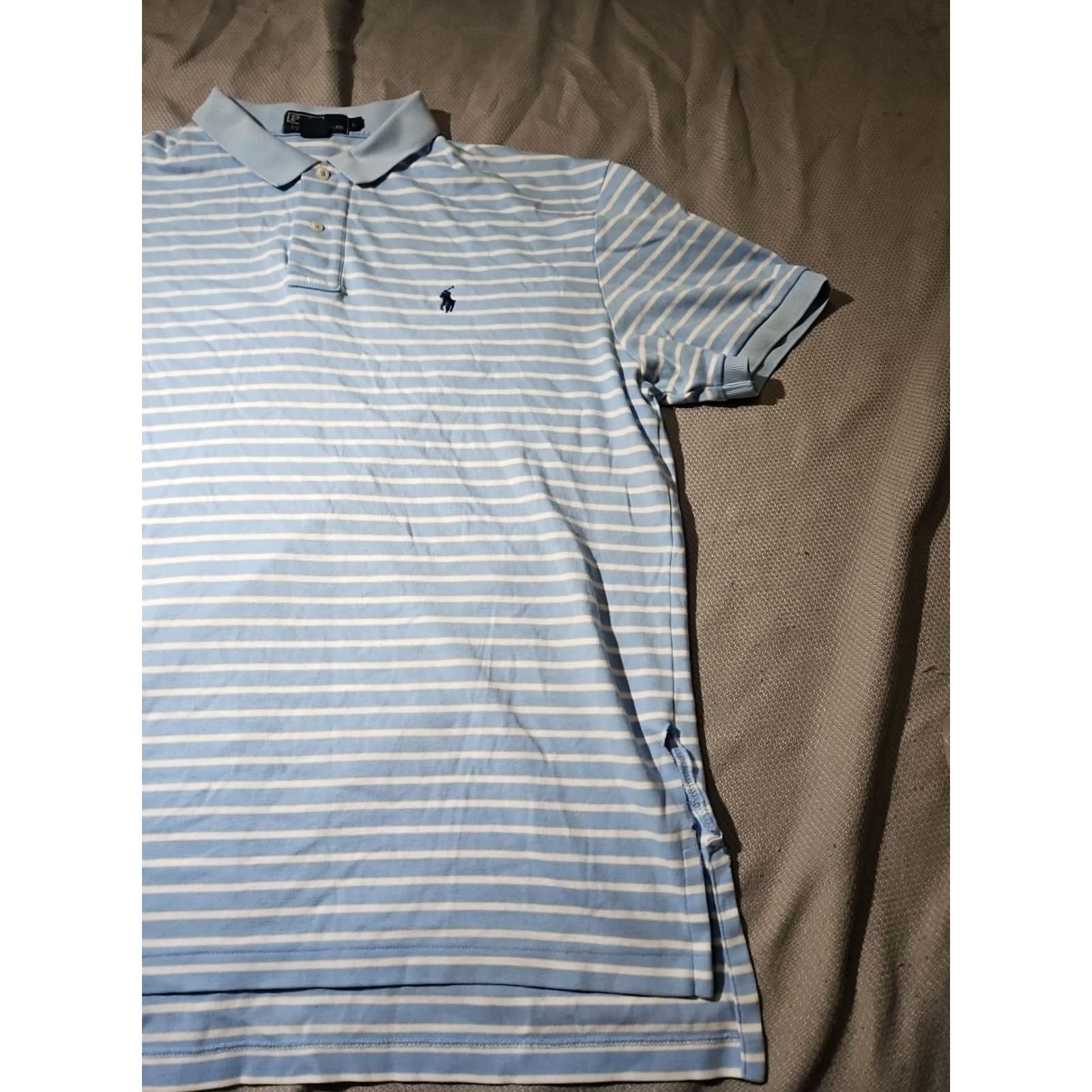 Polo Ralph Lauren Polo Ralph Lauren Shirt Mens Large Blue Striped Polo Button Up Preppy Casual Size US L / EU 52-54 / 3 - 5 Thumbnail