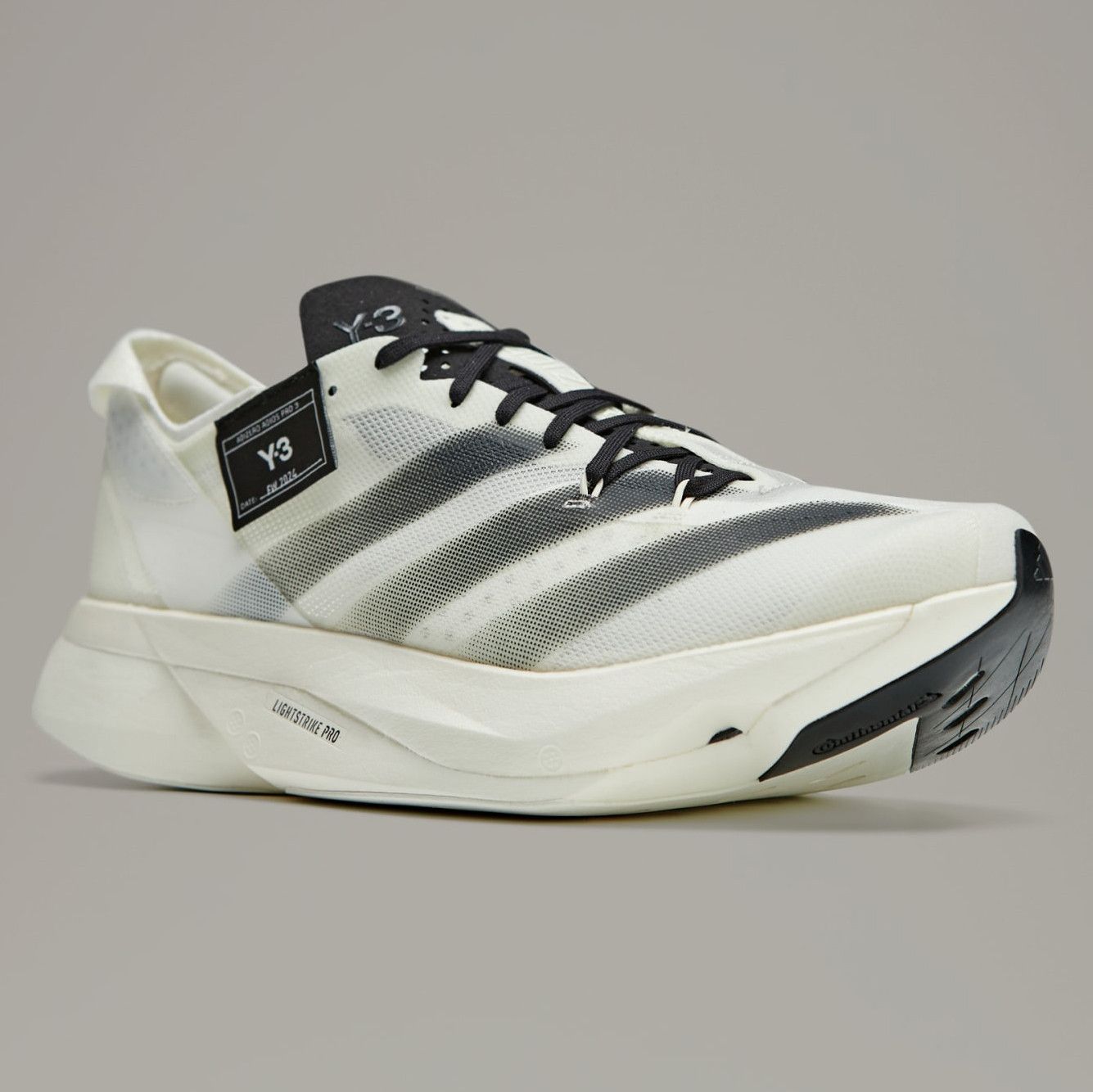 Y-3 9 Adidas Y-3 Adizero Adios Pro 3 White Black Sneakers Size US 9 / EU 42 - 5 Thumbnail